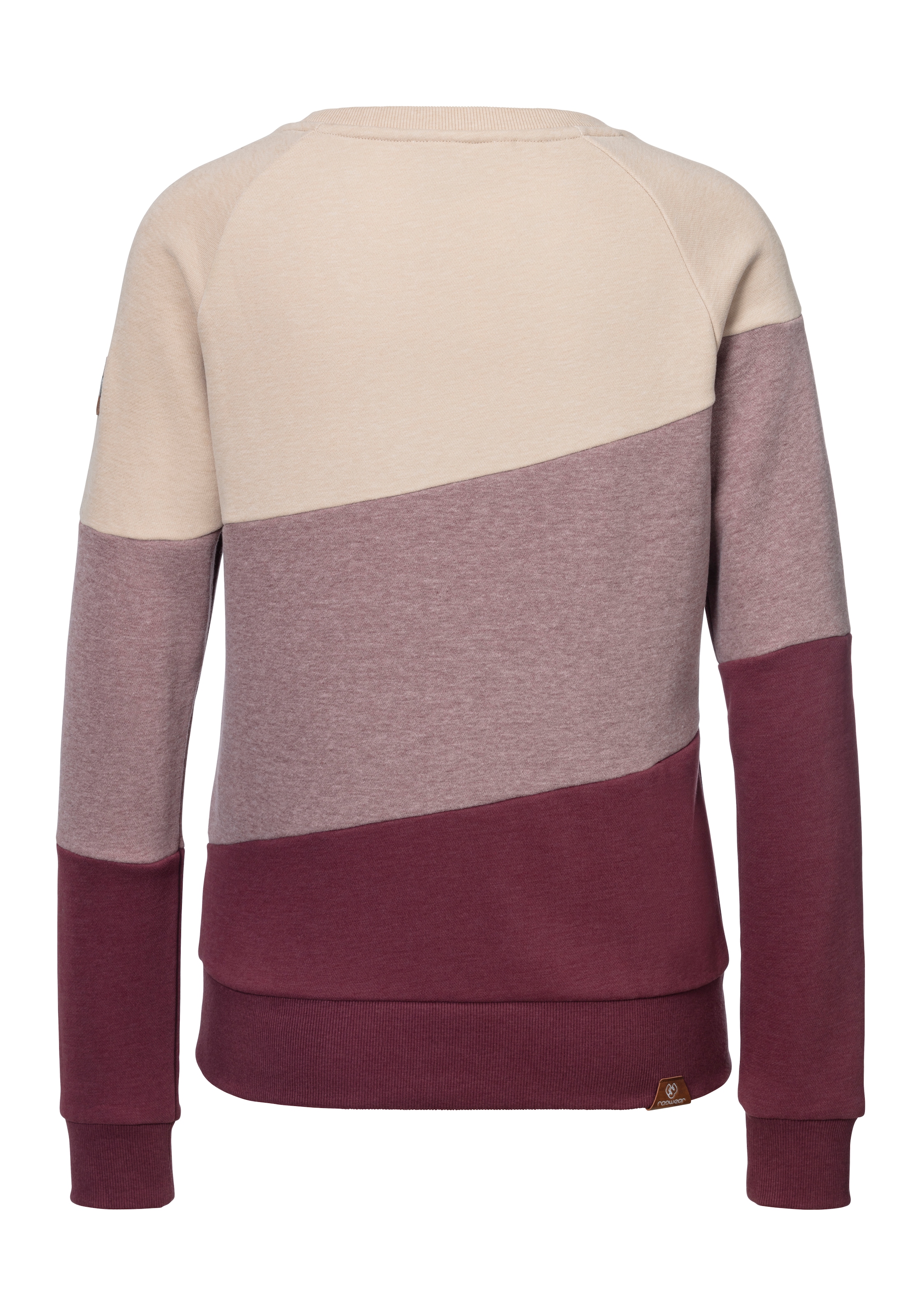 Ragwear Sweater »JOHANKA BLOCK«, Crew Neck im Color-Blocking Design