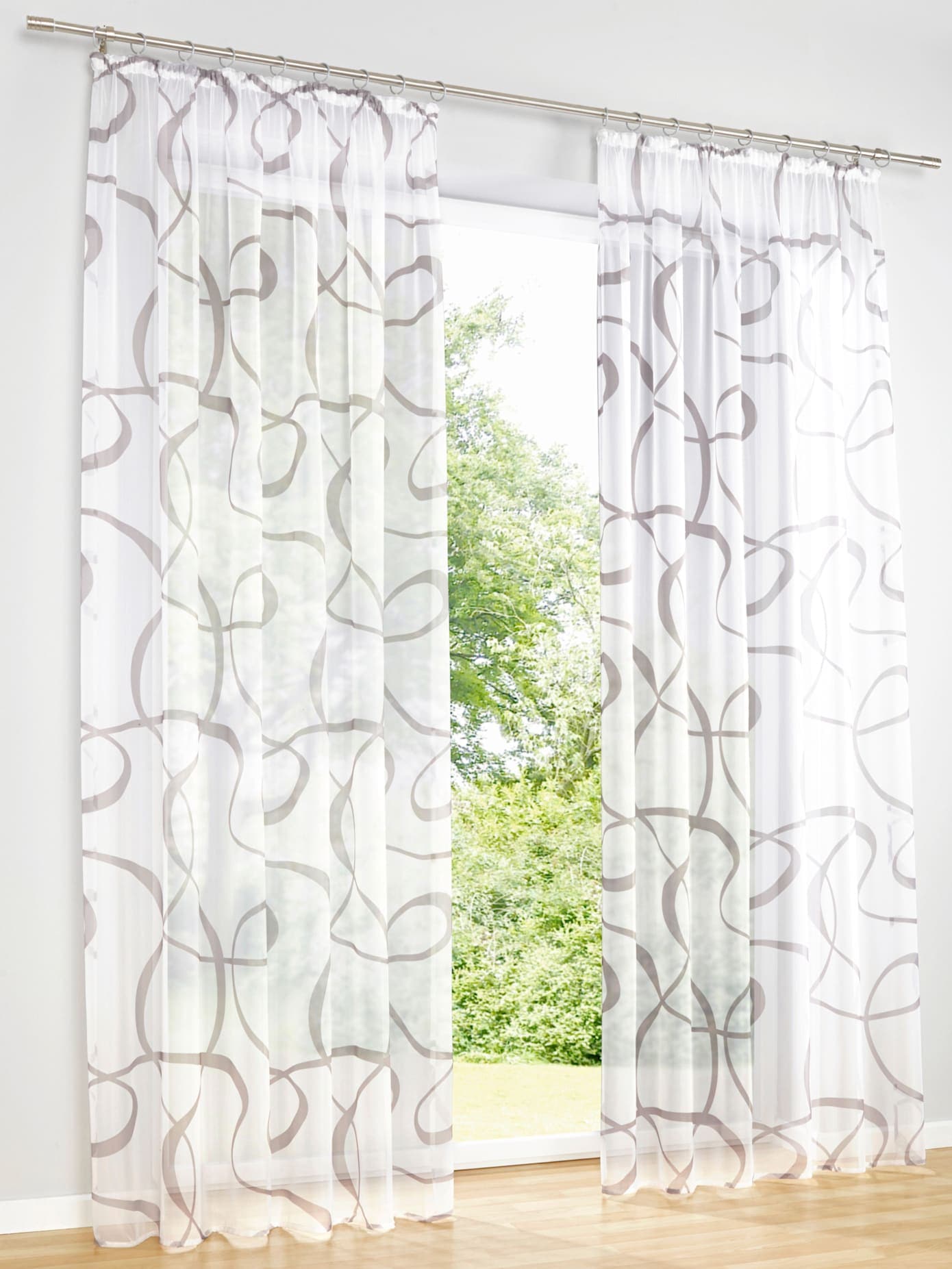 heine home Gardine Ösen 2 Stk. tlg.