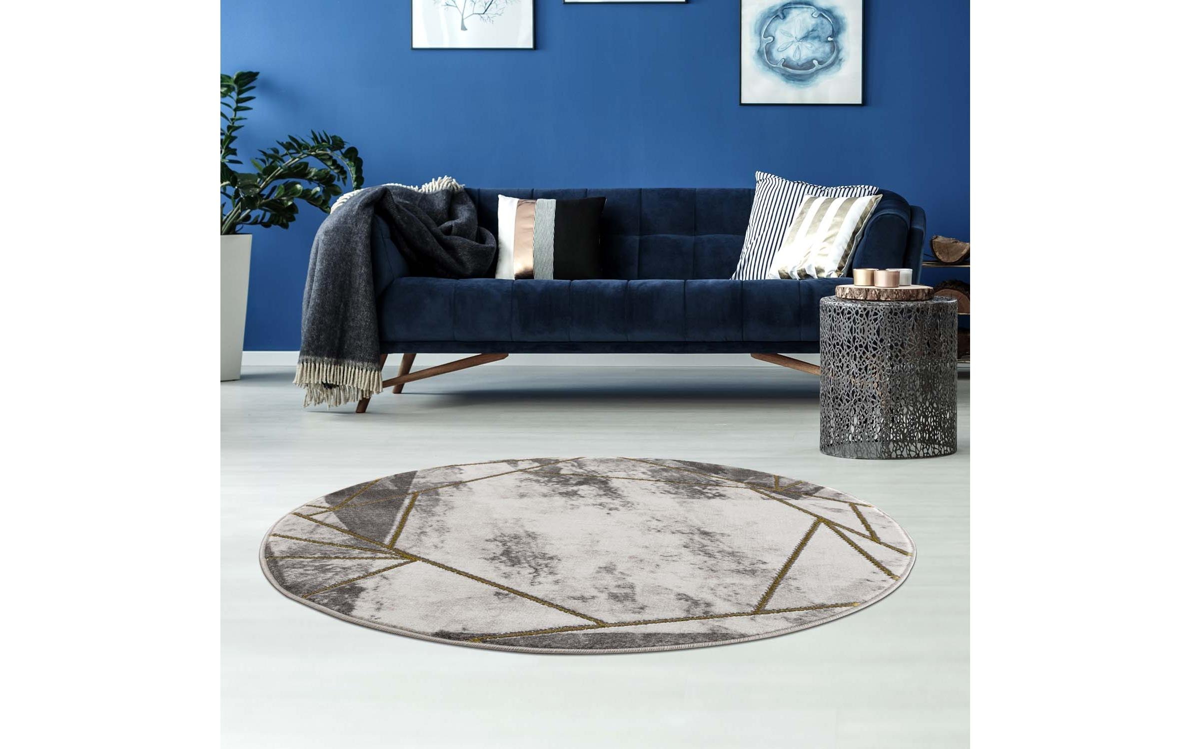 Teppich »MyCarpet Noa goldfarben«, rund