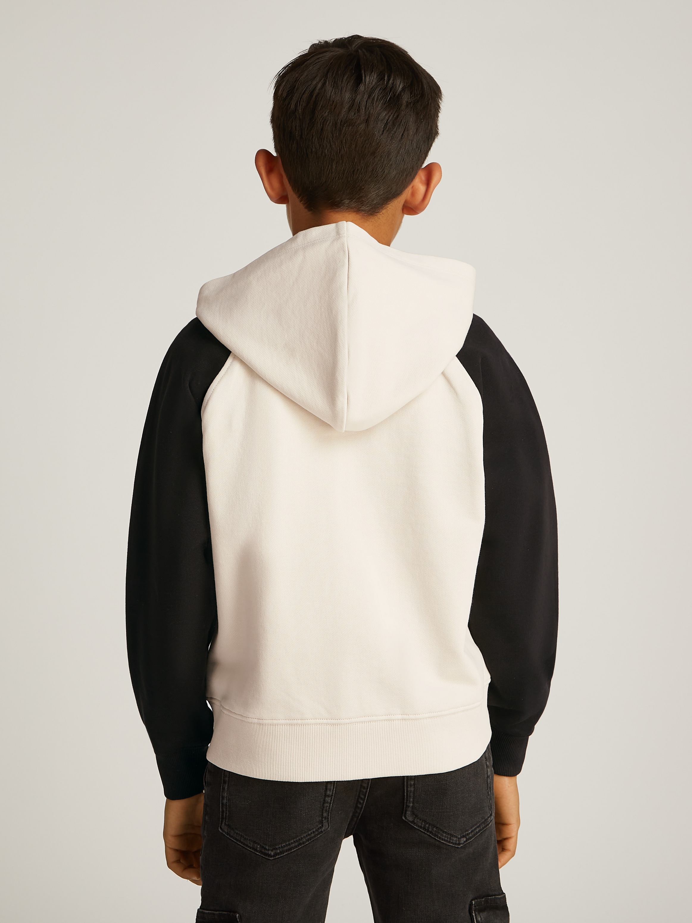 Calvin Klein Jeans Sweatjacke »COLOR BLOCK ZIP-THROUGH«, für Kinder bis 16 Jahre mit Logoprägung