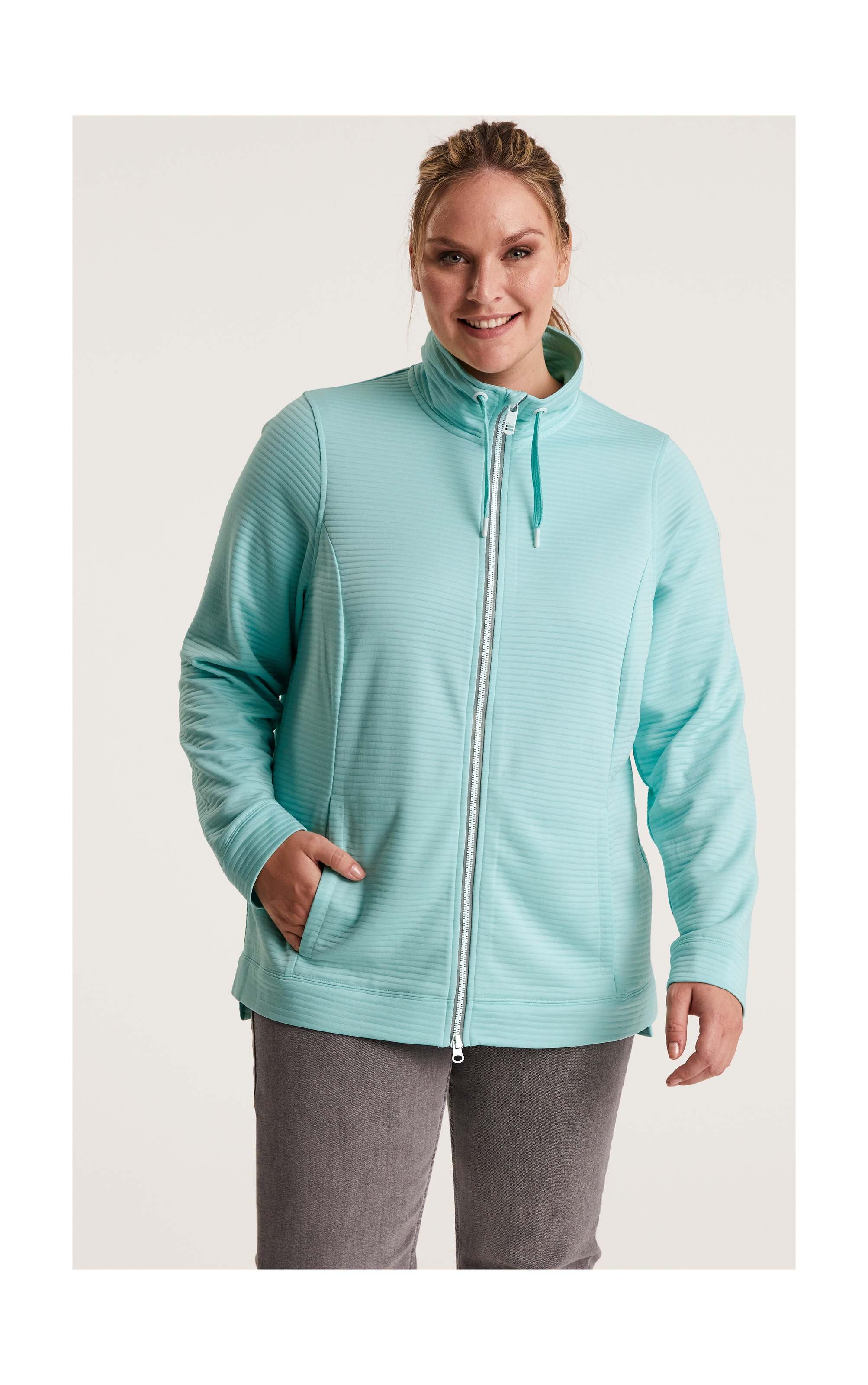 STOY Strickjacke »STS 13 WMN FLX JCKT« Leichte Powerstretchjacke mit 4-Wege-Stretch und Kinnschutz