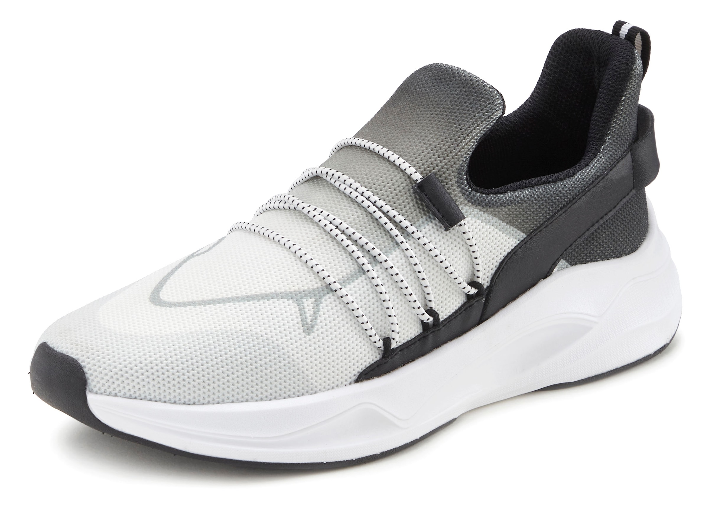 John Devin Sneaker »Freizeitschuhe«, mit elastischen Bändern für schnelles Reinschlüpfen VEGAN