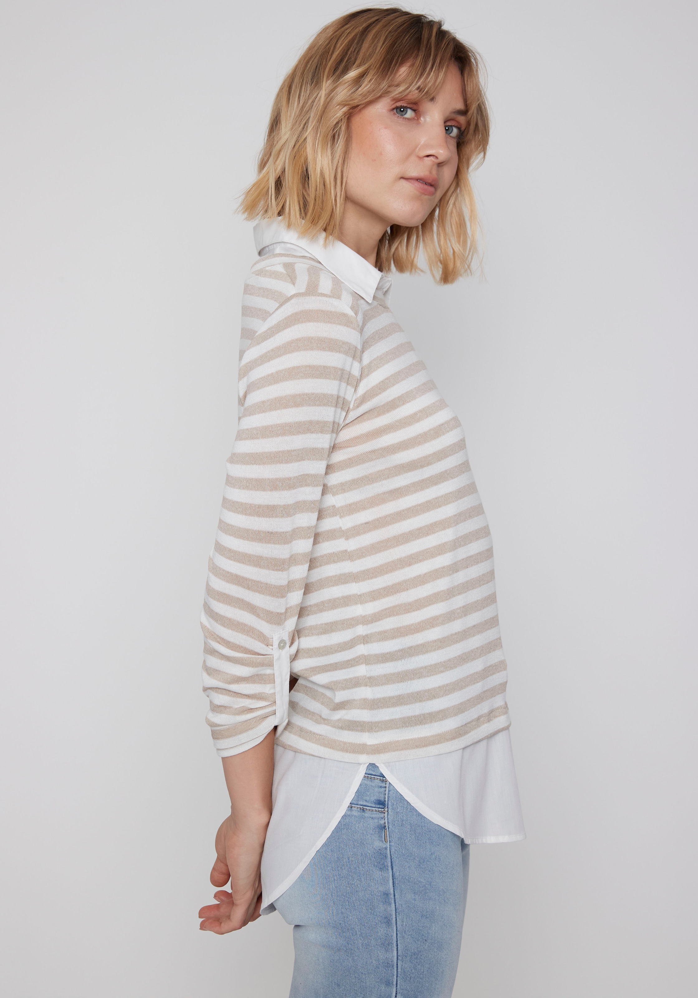 HaILY’S Strickpullover »LS P TP Li44nda Stripe«