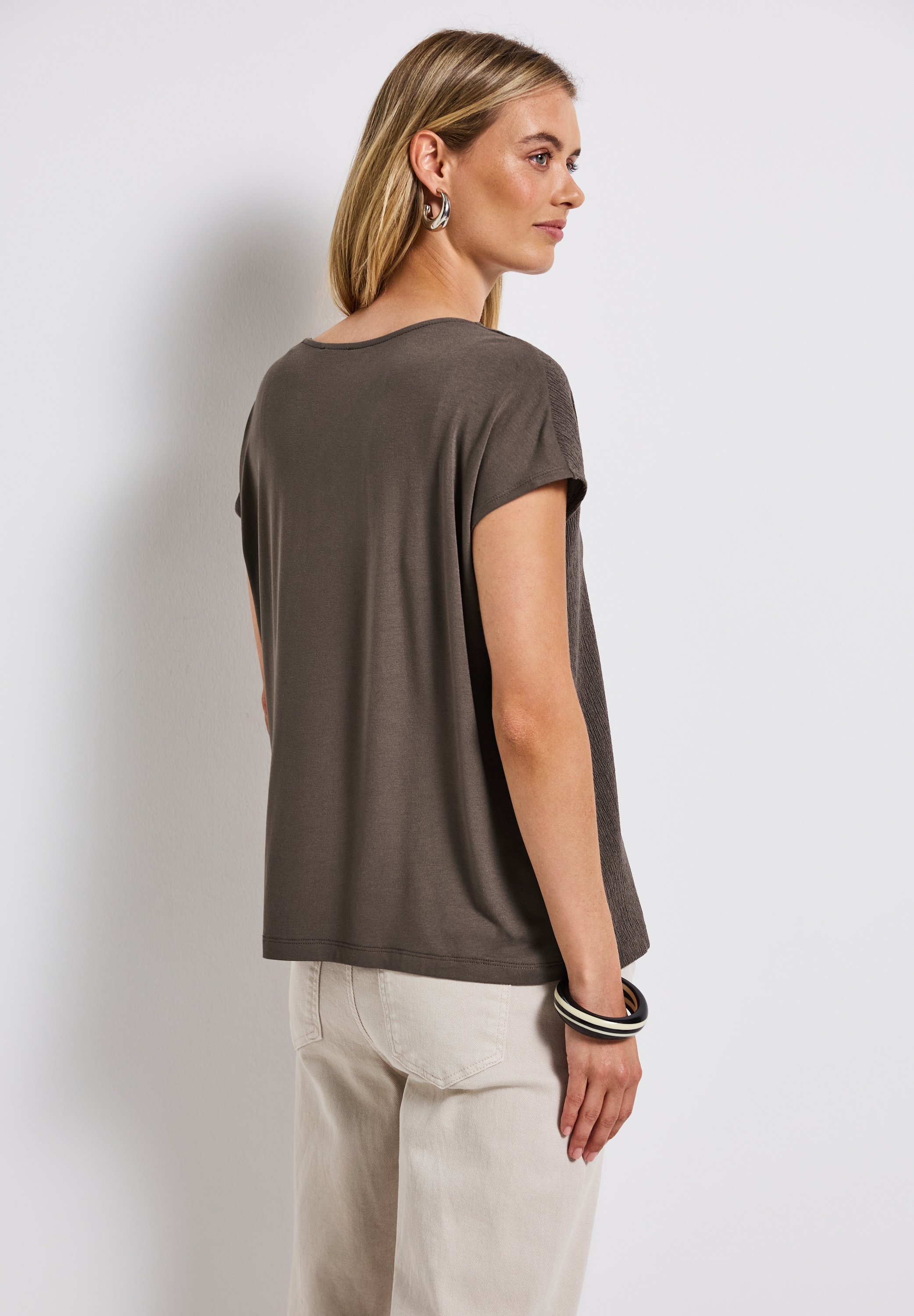 STREET ONE Shirttop, mit Struktur