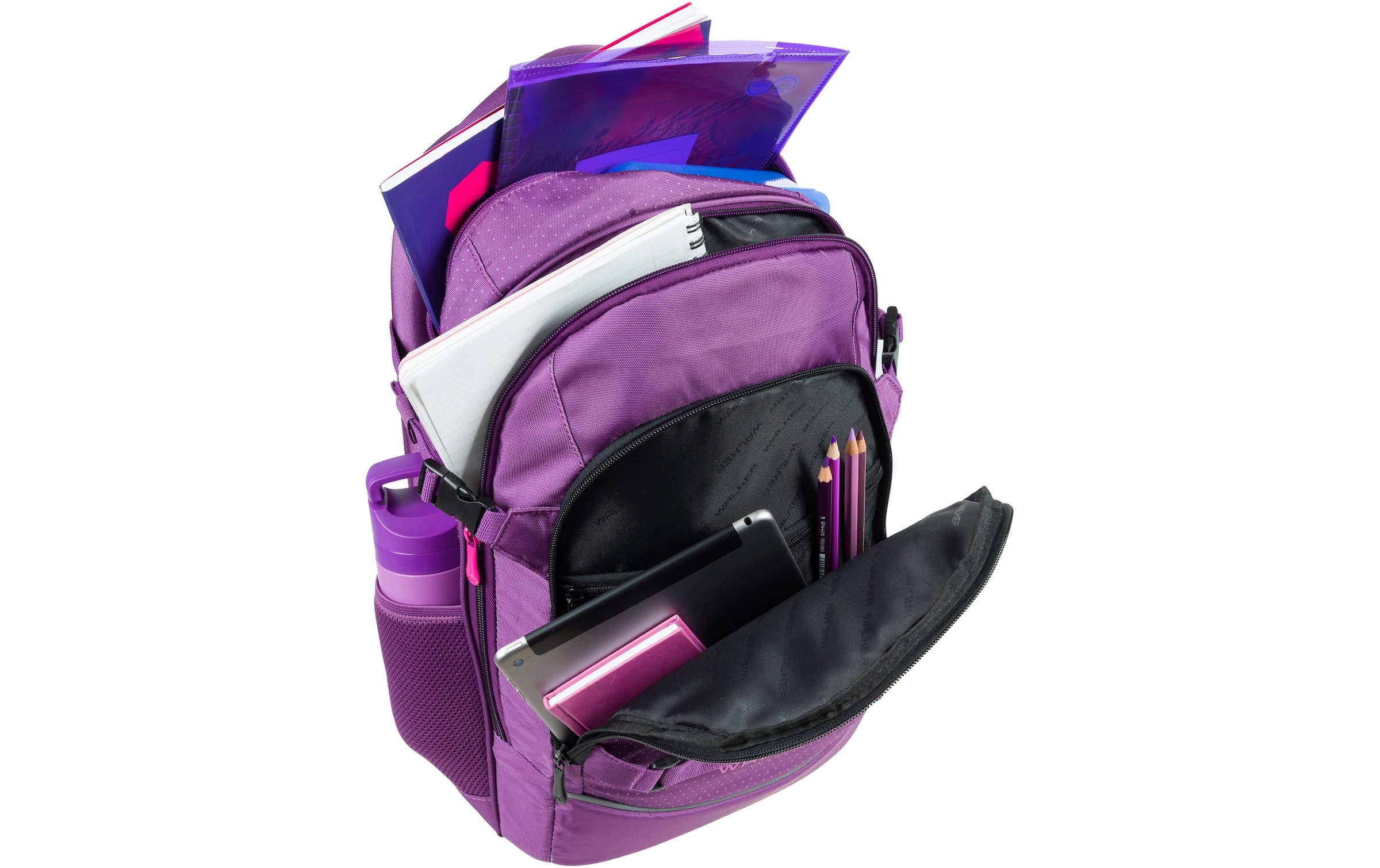 Walker by Schneiders Schulrucksack »Fame2 Uni plum«