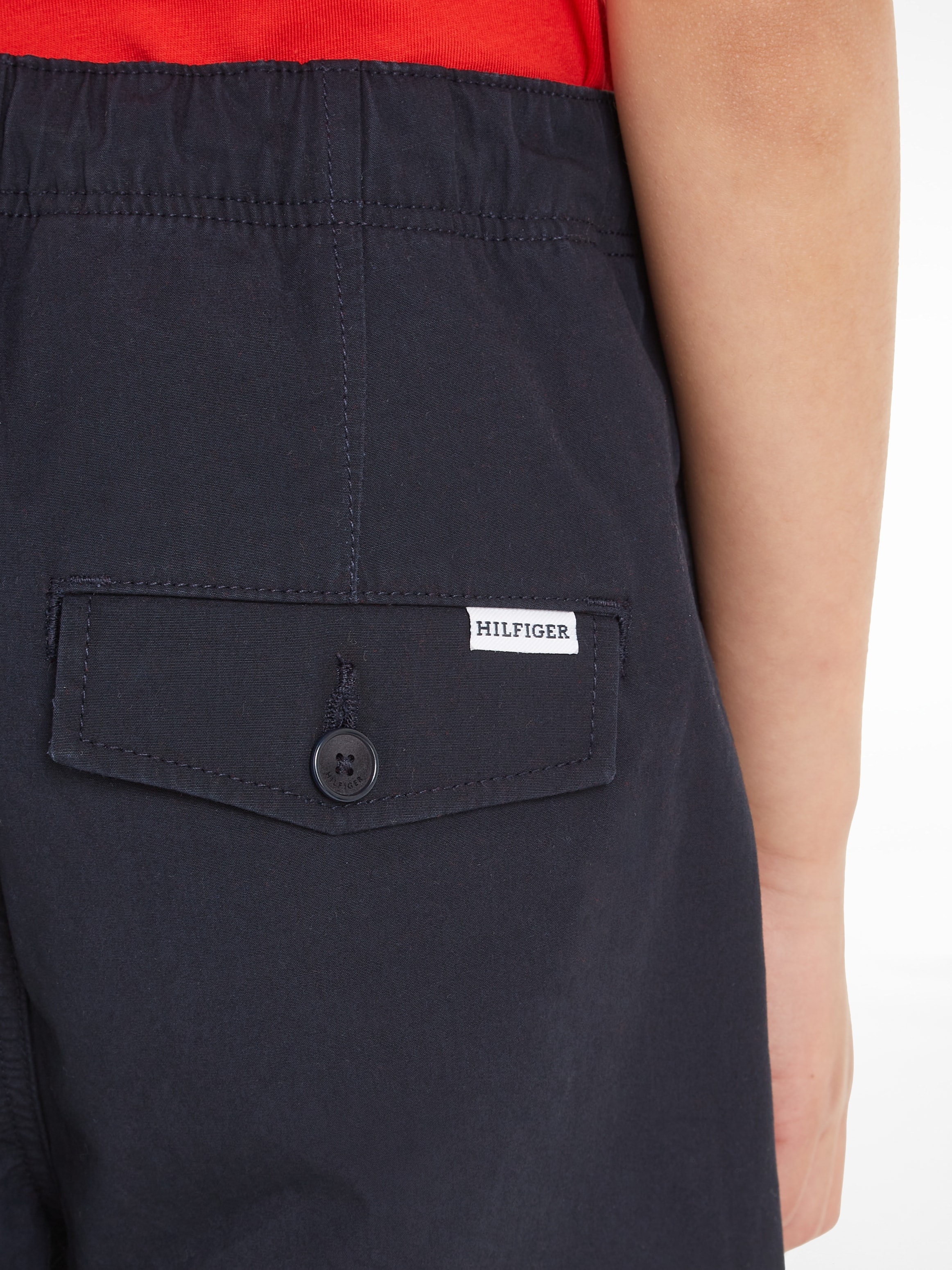 Tommy Hilfiger Webhose »WOVEN WIDE PANTS«, in Unifarbe