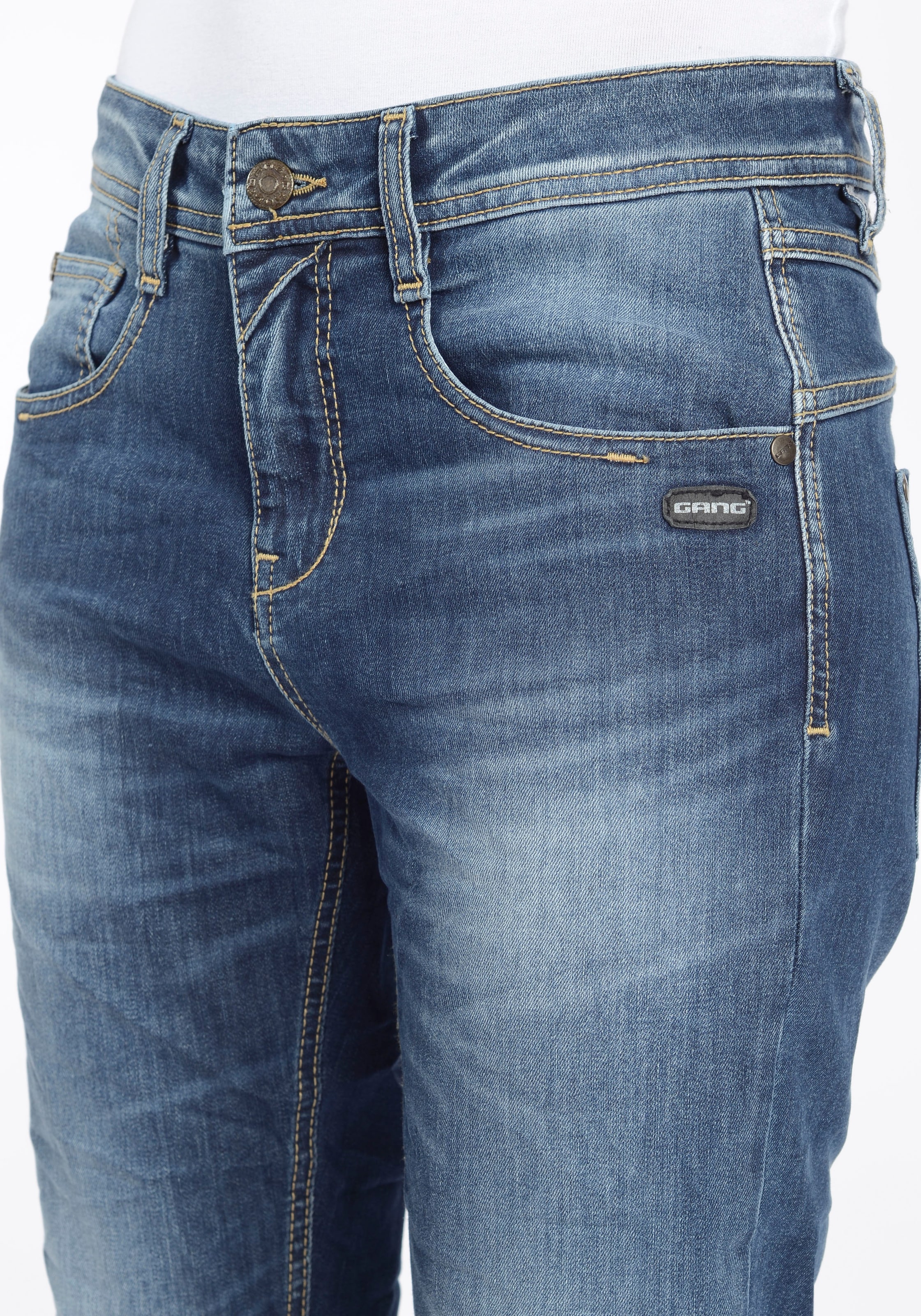 GANG Relax-fit-Jeans »94AMELIE«, perfekter Sitz durch Elasthan-Anteil