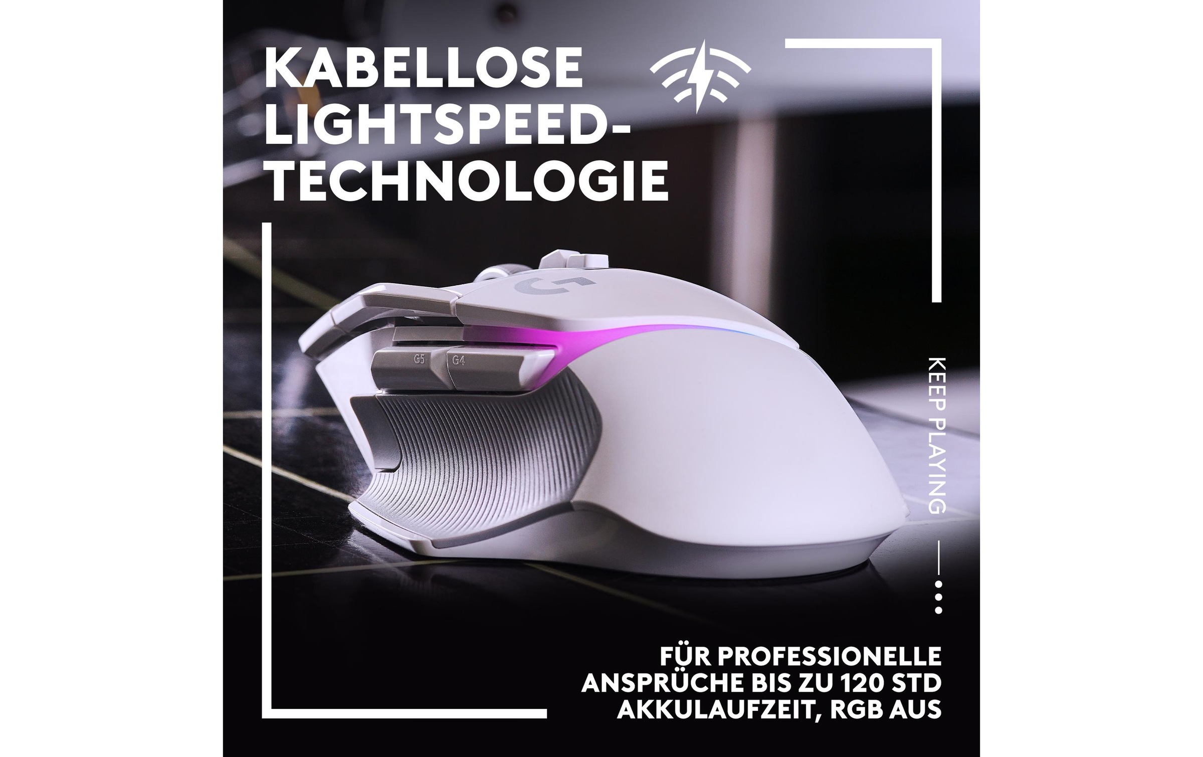 Logitech Gaming-Maus »Logitech G502 X Plus white«, kabellos