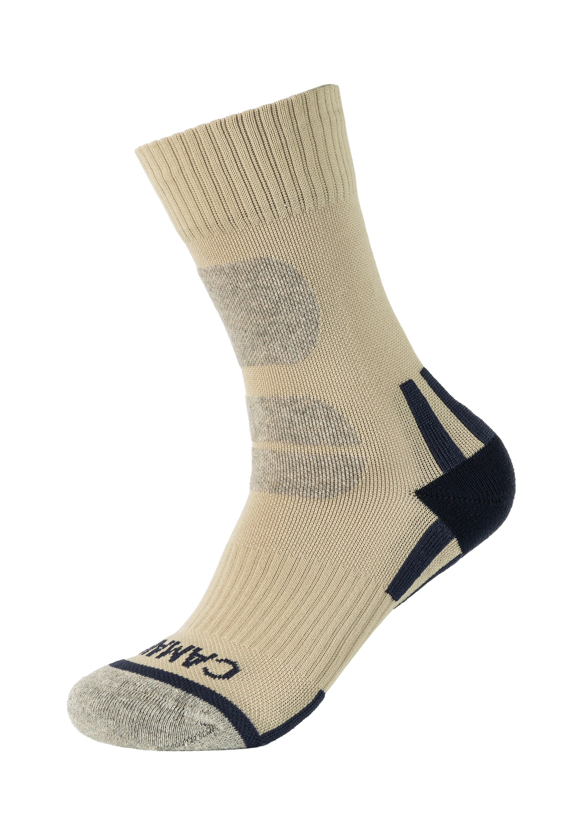Camano Wandersocken »Function«, (4 Paar), mit Fussgewölbe-Stütze