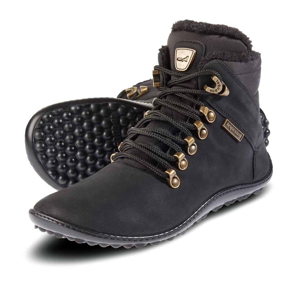 Leguano Barfussschuh »HUSKY«, Bequemschuh, Komfortschuh, Flats, Schnürboots, einzigartig flexibel