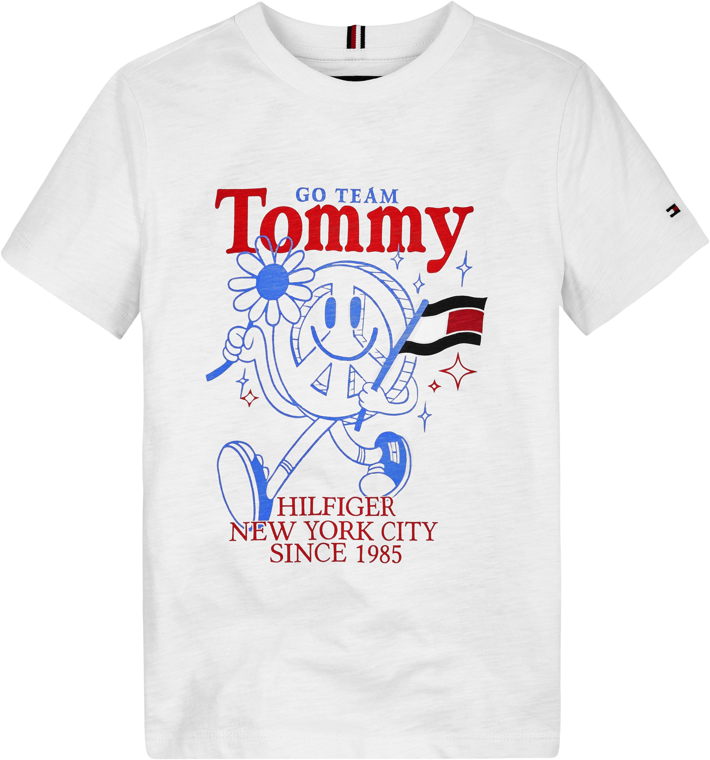 Tommy Hilfiger T-Shirt »FUN TEE S/S«, Baby bis 2 Jahre, mit grossem Frontprint