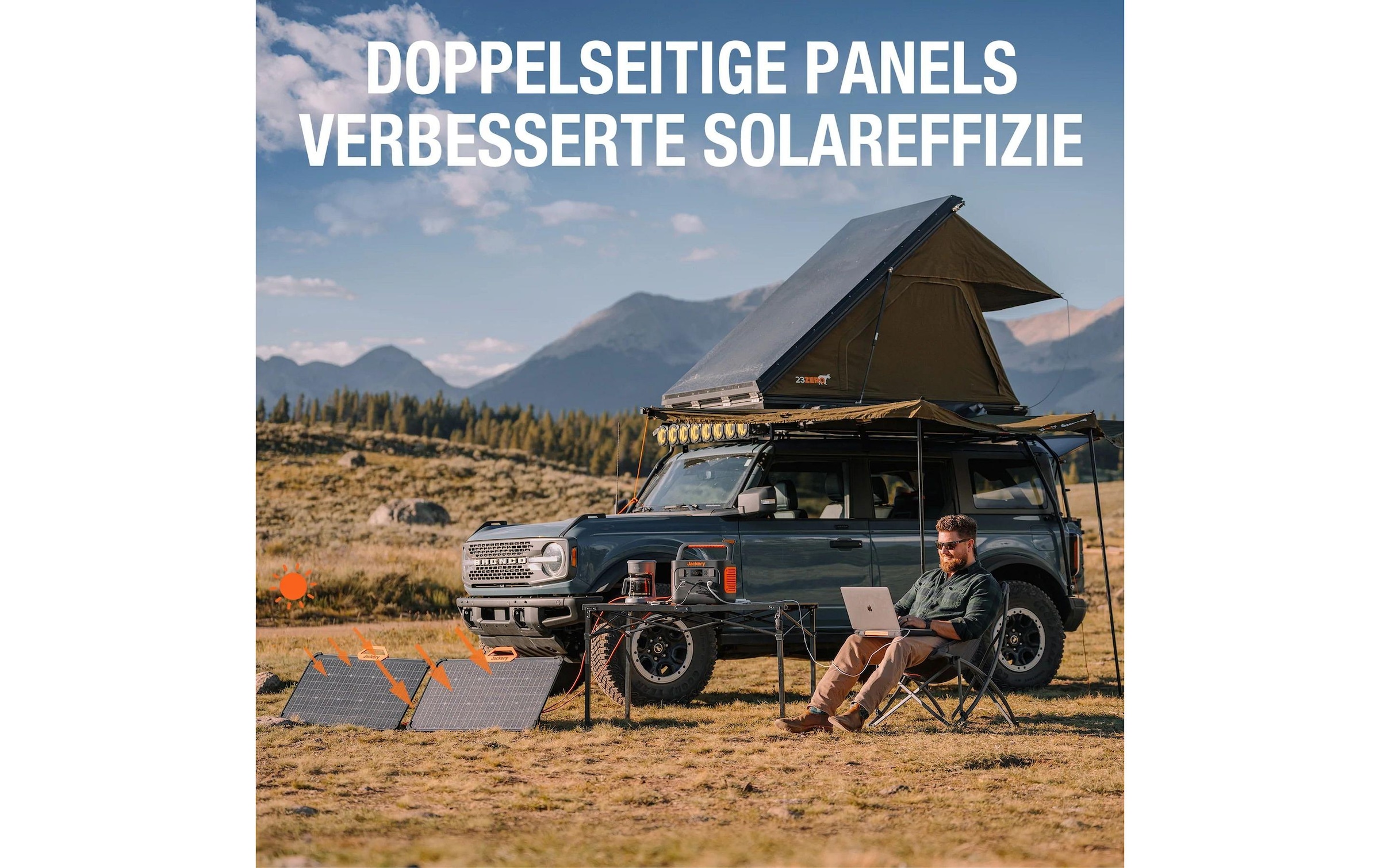 Jackery Solarmodul »Balkonkraftwerk SolarSaga 80 W«