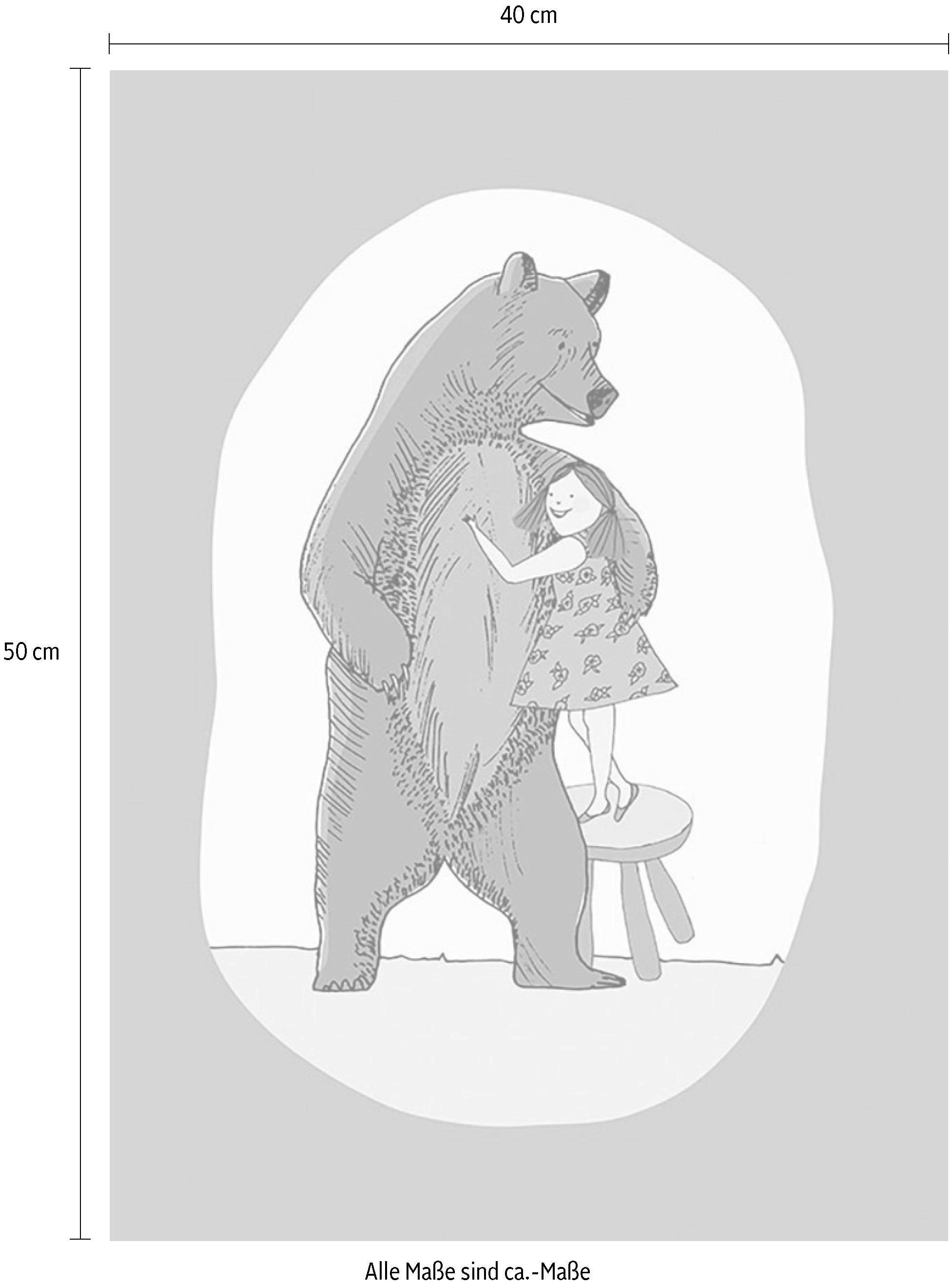❤ Komar Poster »Lili and Bear«, Tiere, (Packung, 1 St.), Kinderzimmer,  Schlafzimmer, Wohnzimmer kaufen im Jelmoli-Online Shop