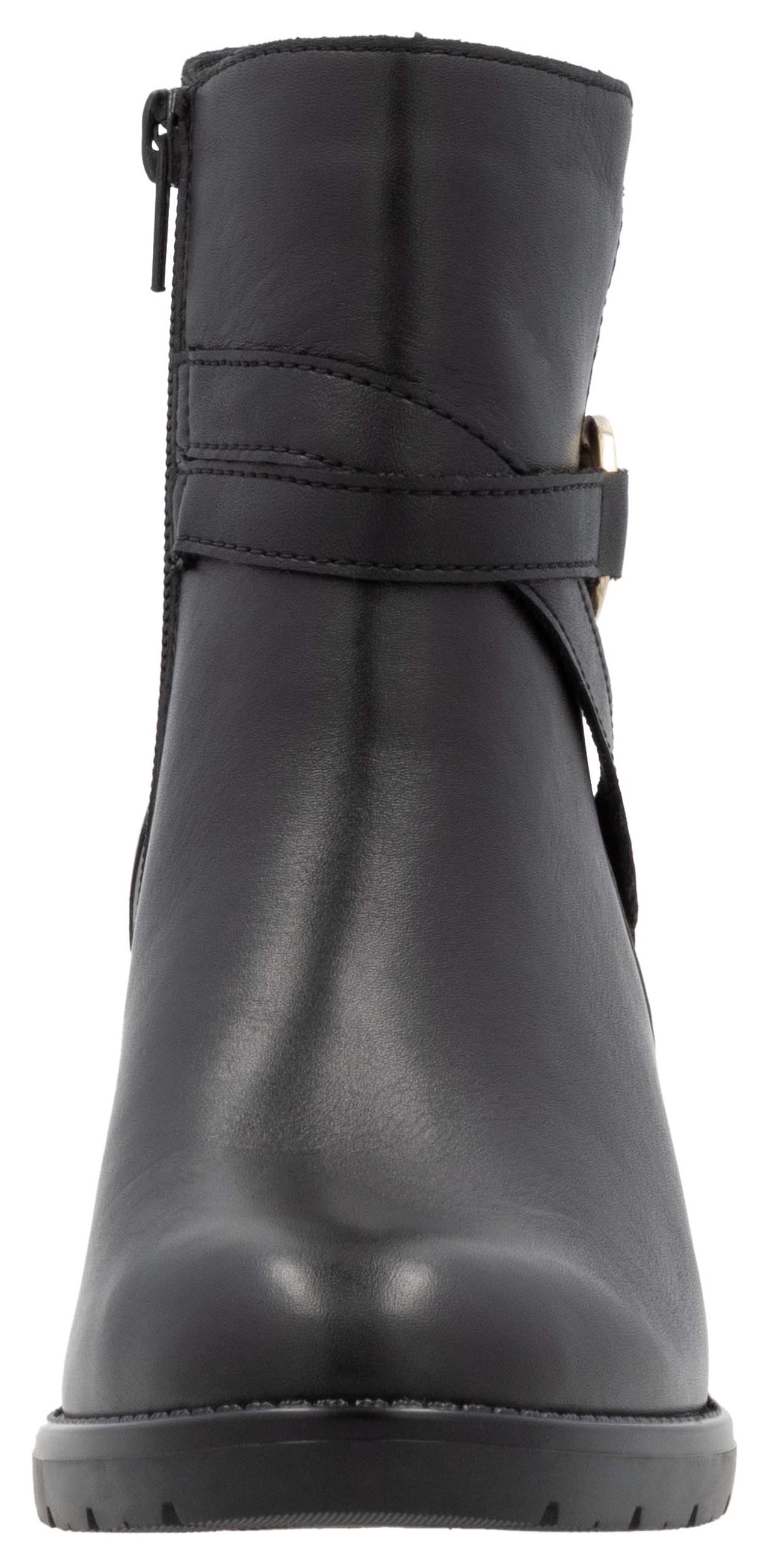 Remonte Stiefelette, Blockabsatz, Herbstmode, Businessschuh mit Innenreissverschluss