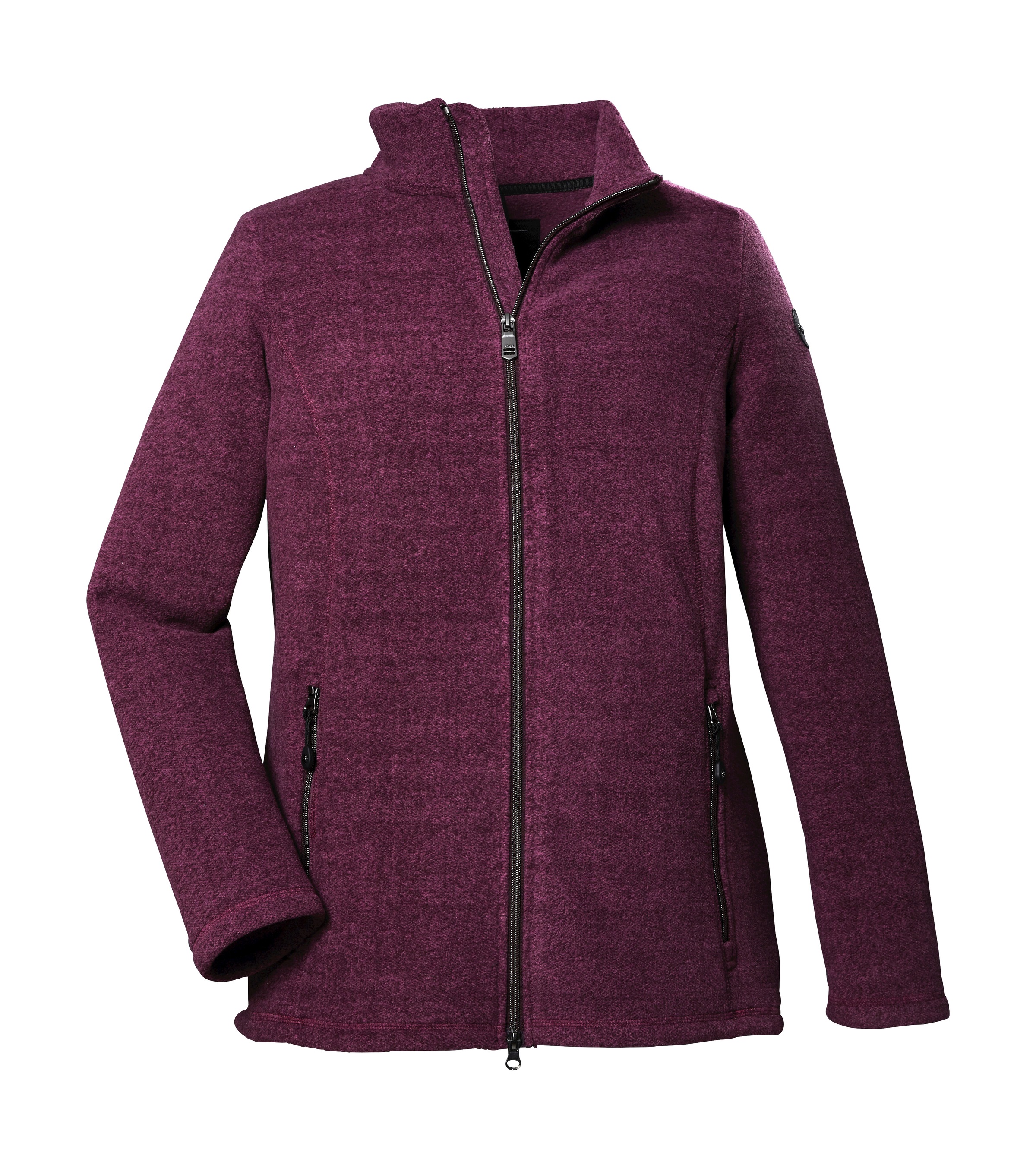 STOY Strickjacke »STW 2 WMN KNT JCKT« Vielseitige Damen Strickfleece-Jacke mit 2-Wege-Reissverschluss