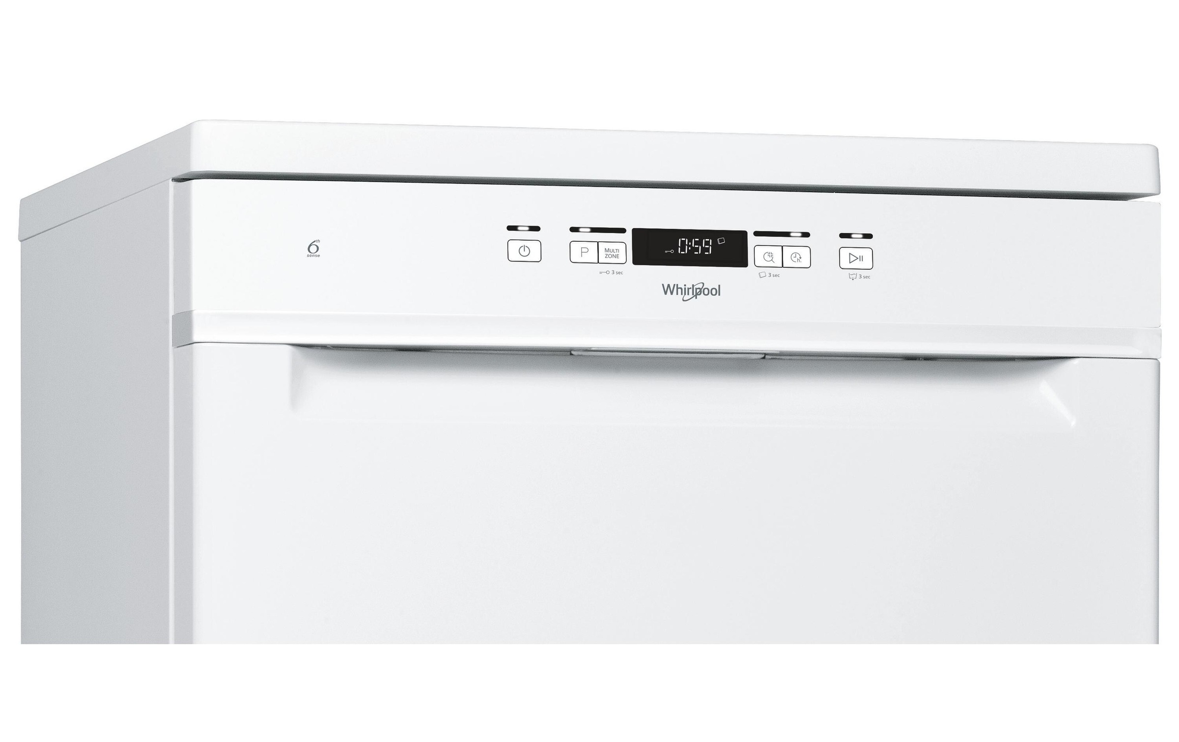 Whirlpool teilintegrierbarer Geschirrspüler »WFC3C33CH«, 14 Massgedecke
