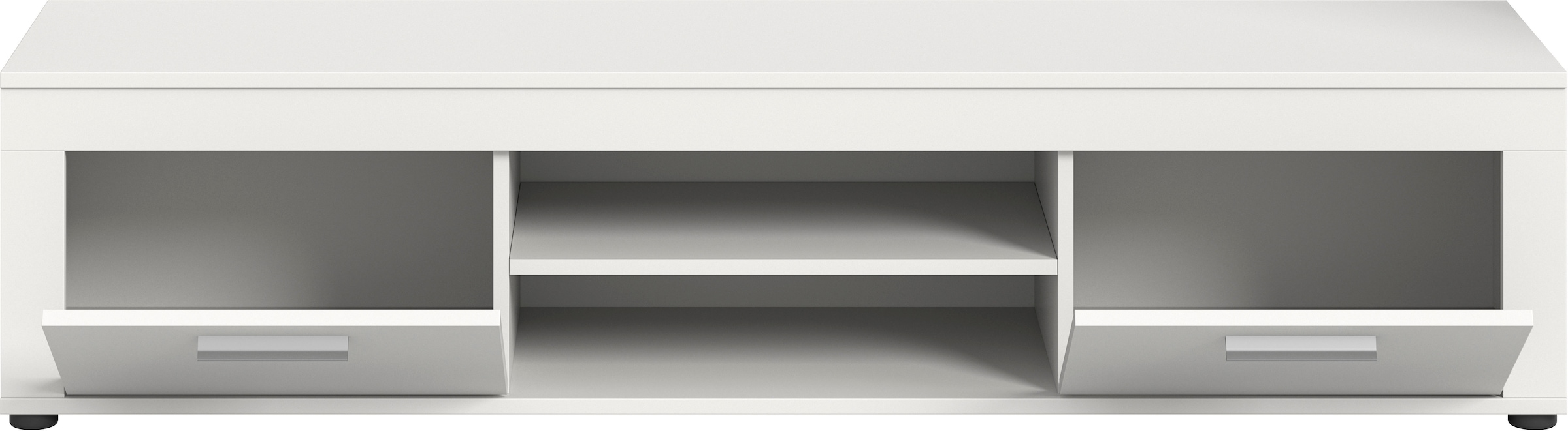 INOSIGN Lowboard »Aosta, Breite 160 cm, in verschiedenen Farbausführungen«, mit 2 Klappen und 2 offenen Fächern, TV-Board, Mediaboard, TV-Möbel