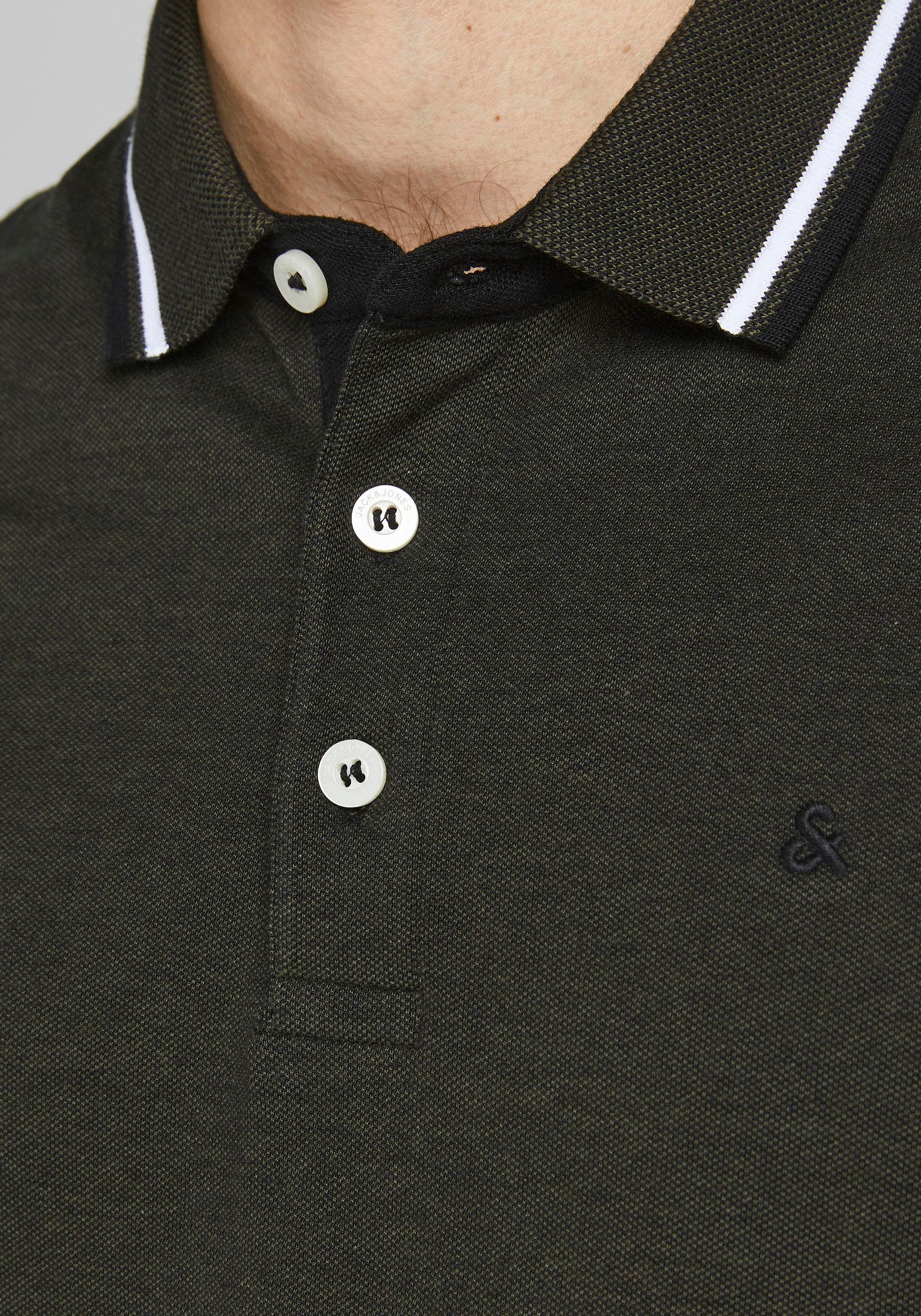 Jack & Jones Poloshirt »JJEPAULOS POLO SS 2PK MP NOOS«, (Packung, 2 tlg., 2er-Pack)