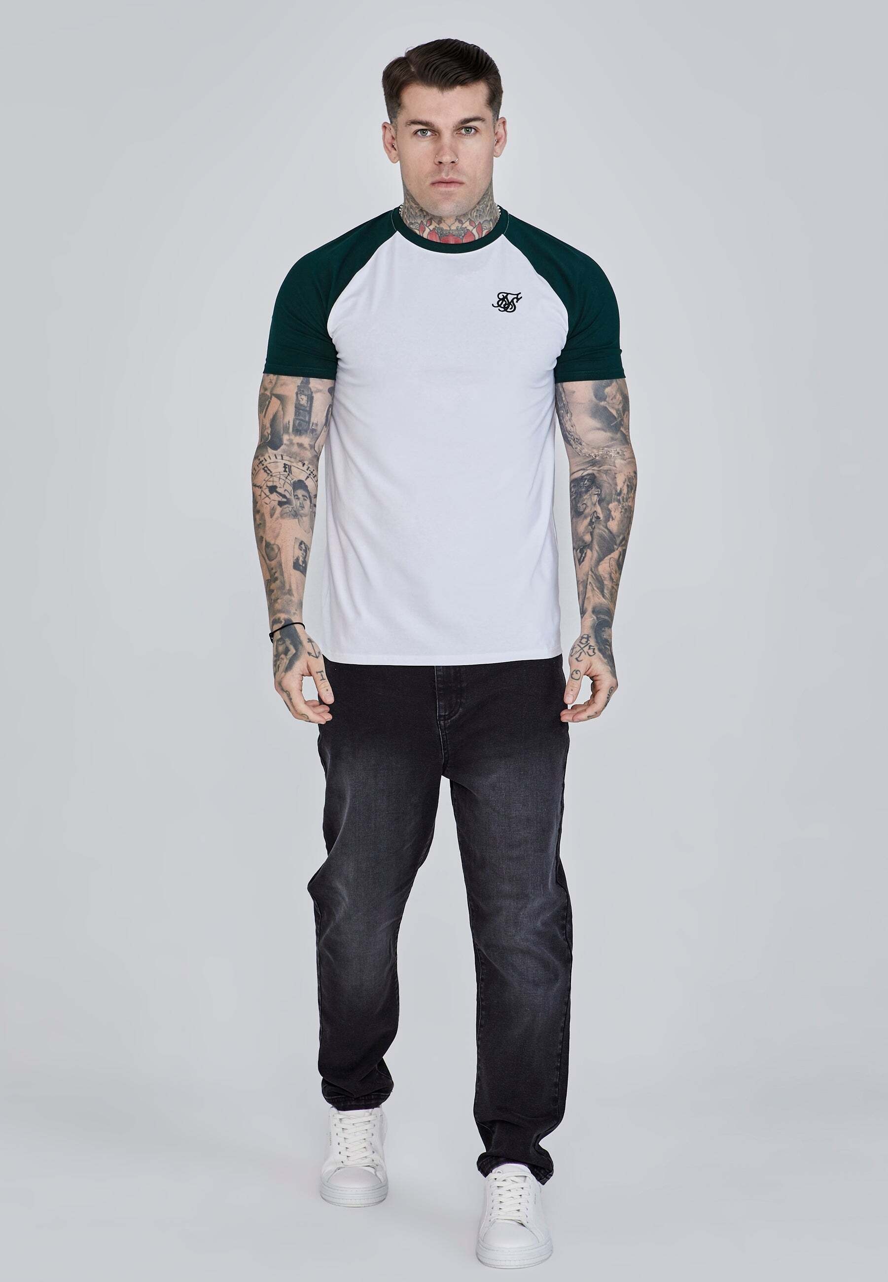 Siksilk T-Shirt »Siksilk T-Shirt Raglan T-Shirt«