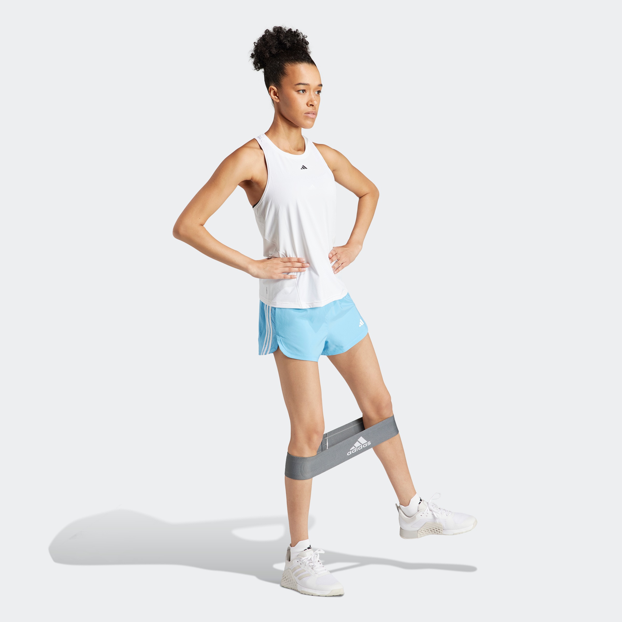 adidas Performance Shorts »PACER WVN HIGH«, (1 tlg.), Woven Trainingsshorts mit hohem Bund