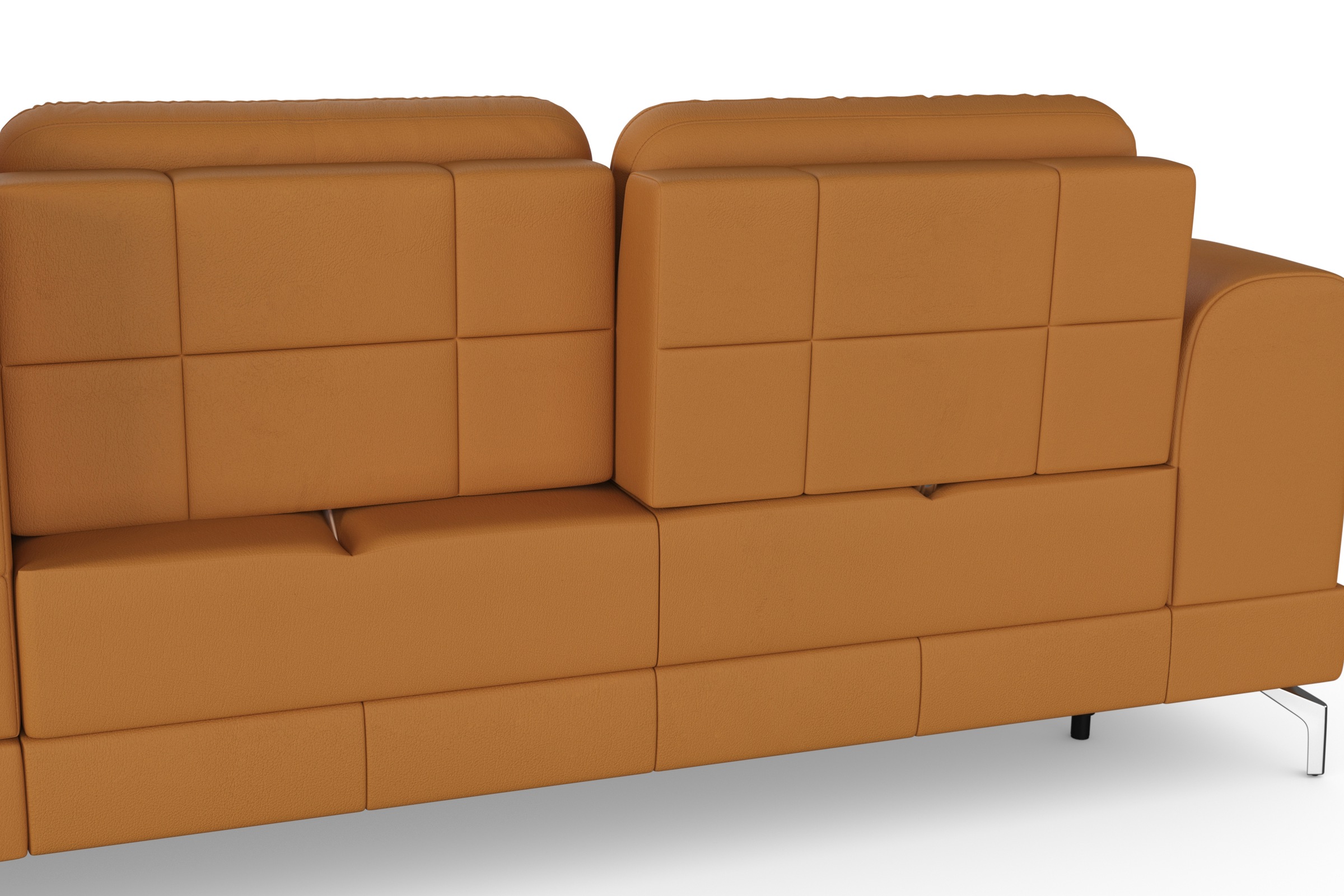 sit&more Ecksofa »Bendigo L-Form«, inklusive Sitztiefenverstellung, Bodenfreiheit 12 cm, in 2 Fussfarben