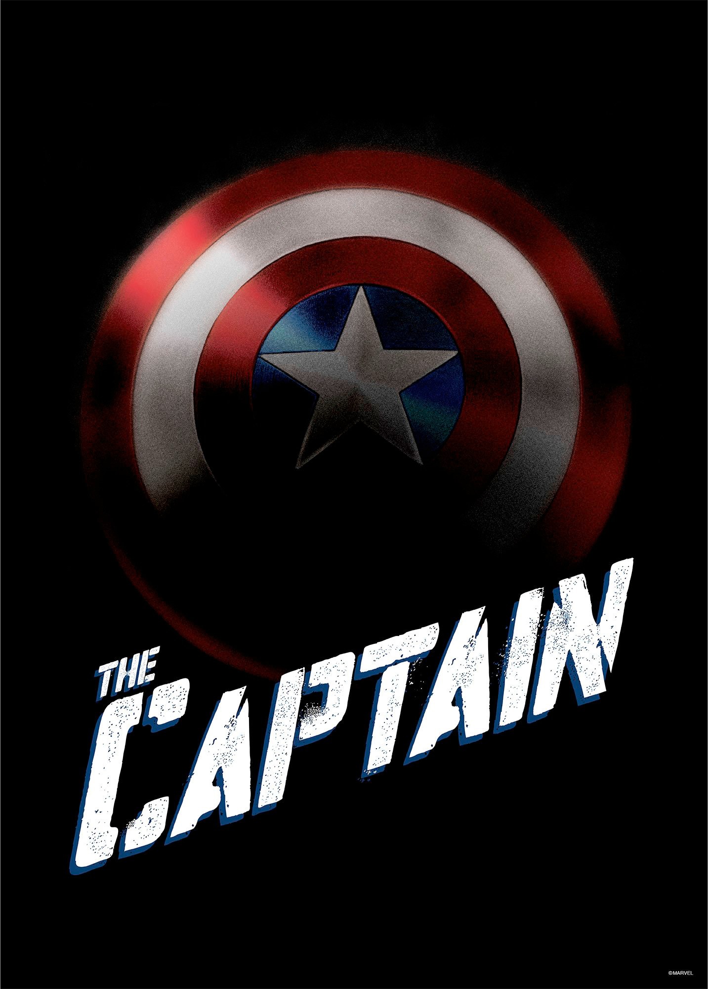 Komar Bild »Avengers The Captain«, Disney, (1 St.), Wandbild zur Dekoration im Kinderzimmer - ohne Rahmen