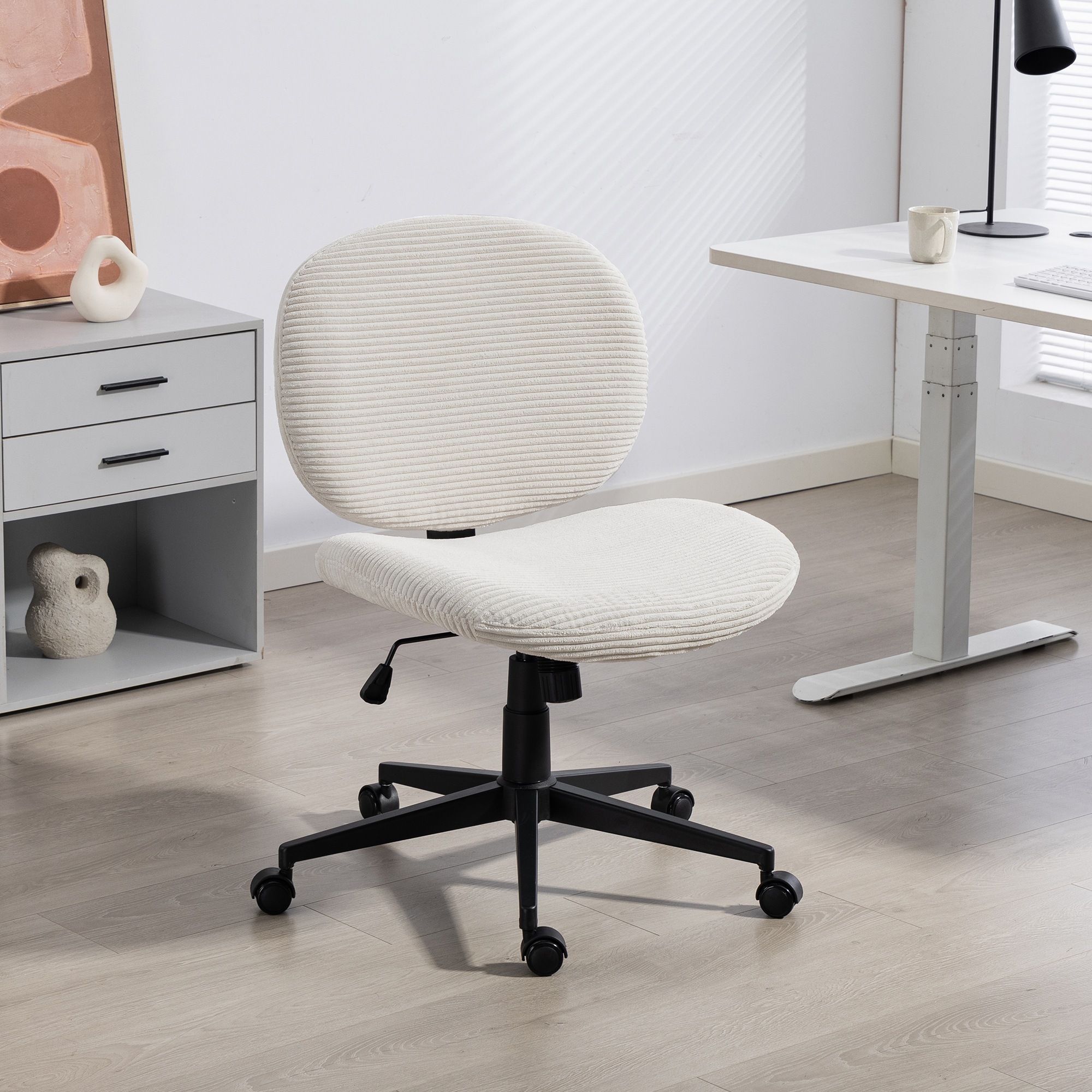 Duo Collection Drehstuhl "Tilo" () 1 Stk.Sitzhöhenverstellung, Wippmechanik, Sicherheitsdoppelrollen