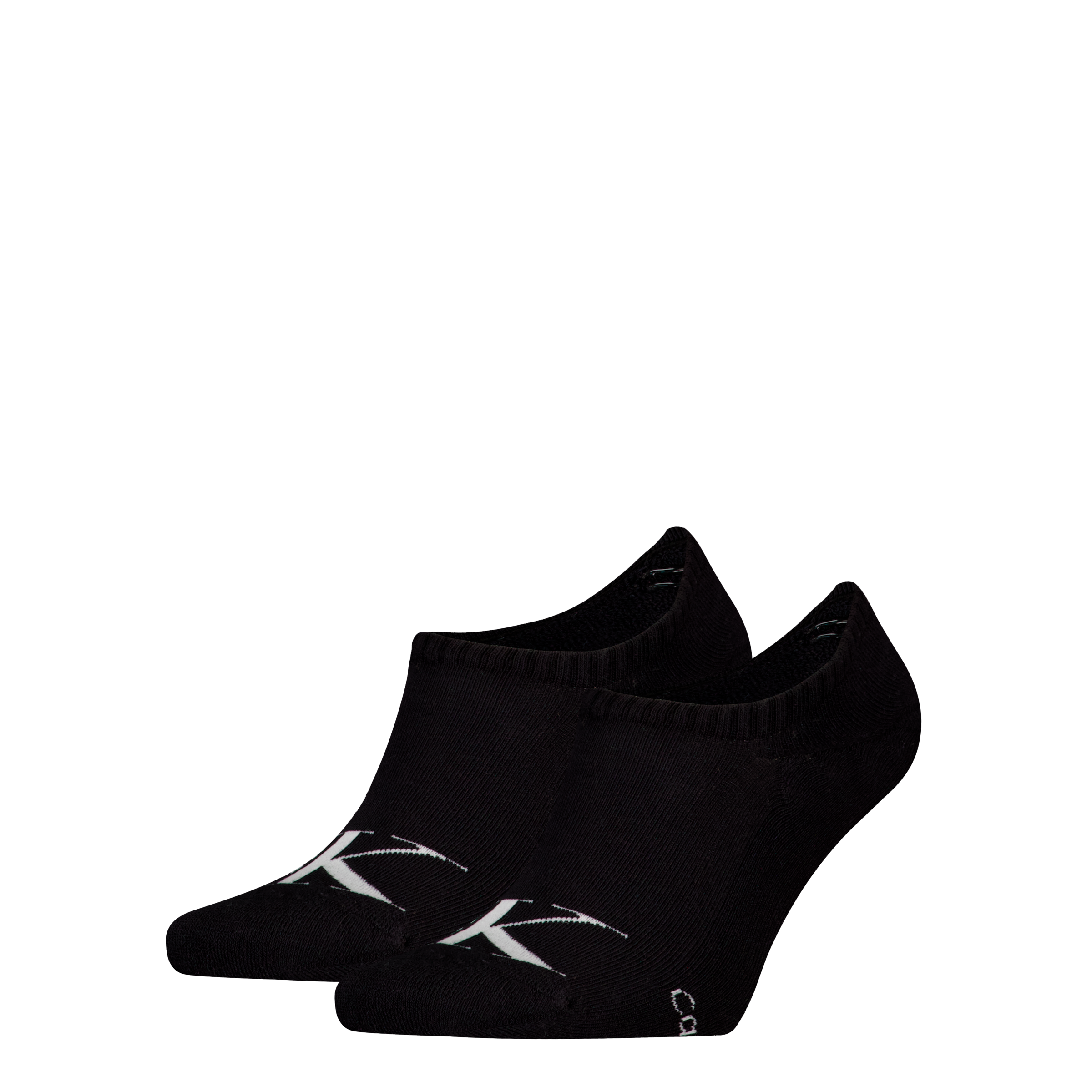 Calvin Klein Jeans Füsslinge »CKJ MEN FOOTIE HIGH CUT MONOGRAM« 2 Paar, 2 Paar tlg. hoch geschnittene Silhouette, Cotton-Mix