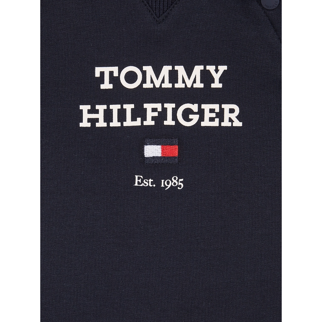 Tommy Hilfiger Overall »BABY TH LOGO COVERALL«, mit Drucknöpfen am Ausschnitt, Tommy Hilfiger Logo-Print