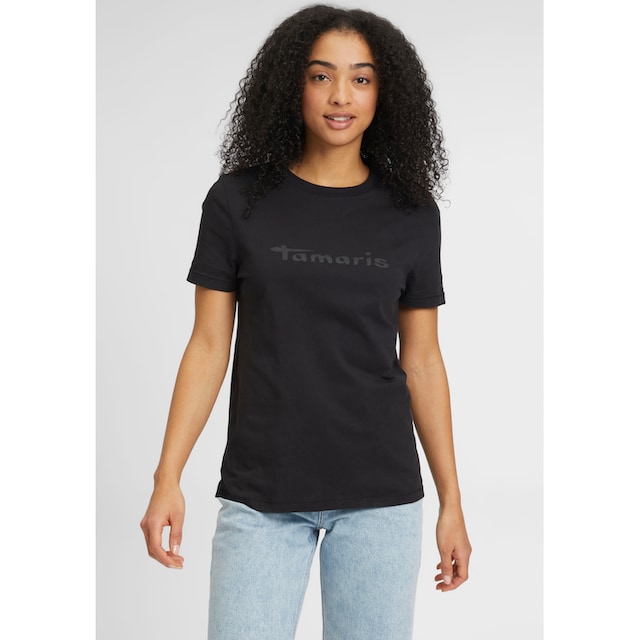 Tamaris T-Shirt, mit Rundhalsausschnitt - NEUE KOLLEKTION online kaufen |  Jelmoli-Versand