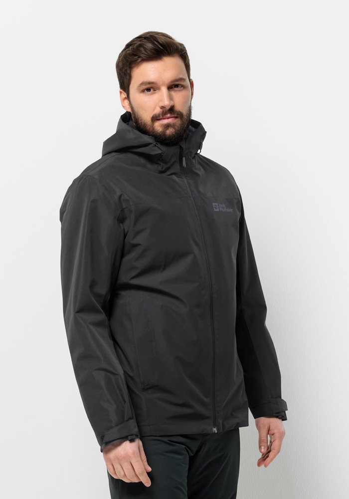 Jack Wolfskin 3-in-1-Funktionsjacke »TAUBENBERG 3IN1 JKT M«, mit Kapuze