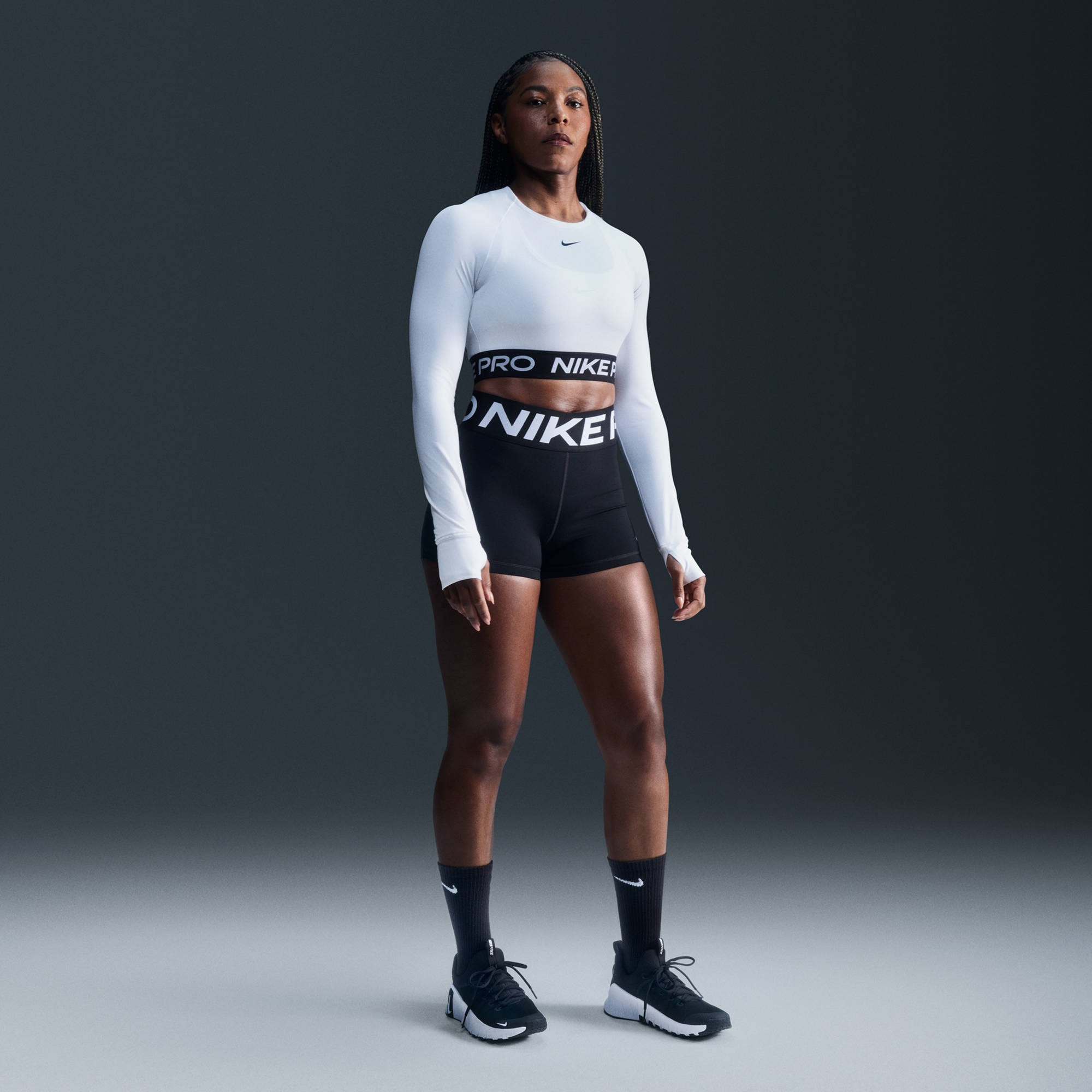 Nike Trainingstights »W NP SCULPT DF HR 3IN SHORT«