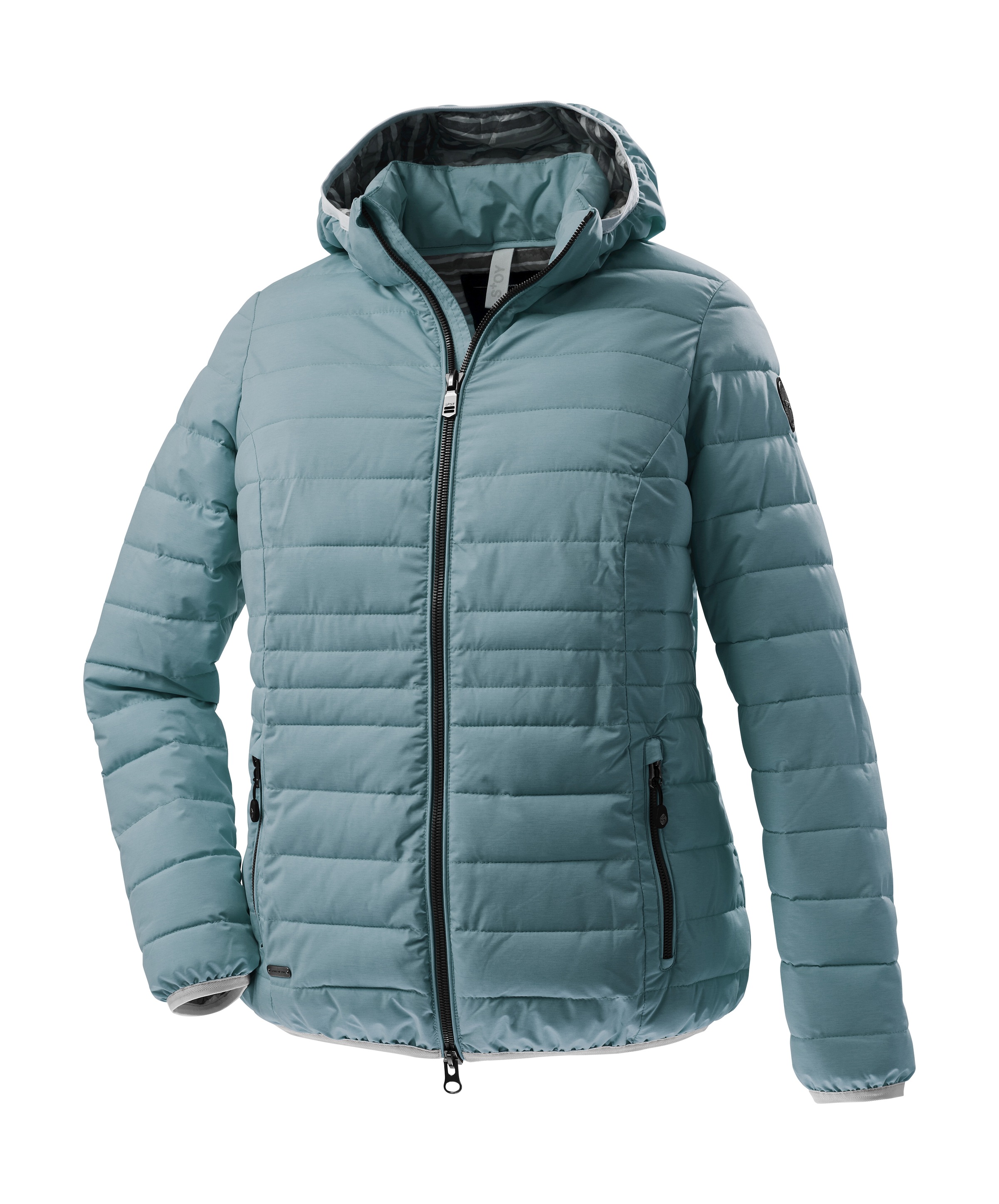 STOY Steppjacke »STS 17 WMN QLTD JCKT« atmungsaktive Steppjacke mit abnehm. Kapuze in grossen Grössen