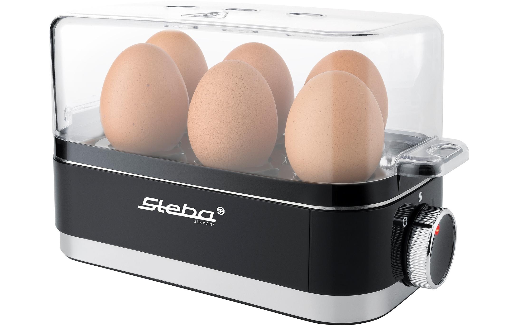 Steba Eierkocher »EK 7 6 Schwarz/Silber«, 435 W