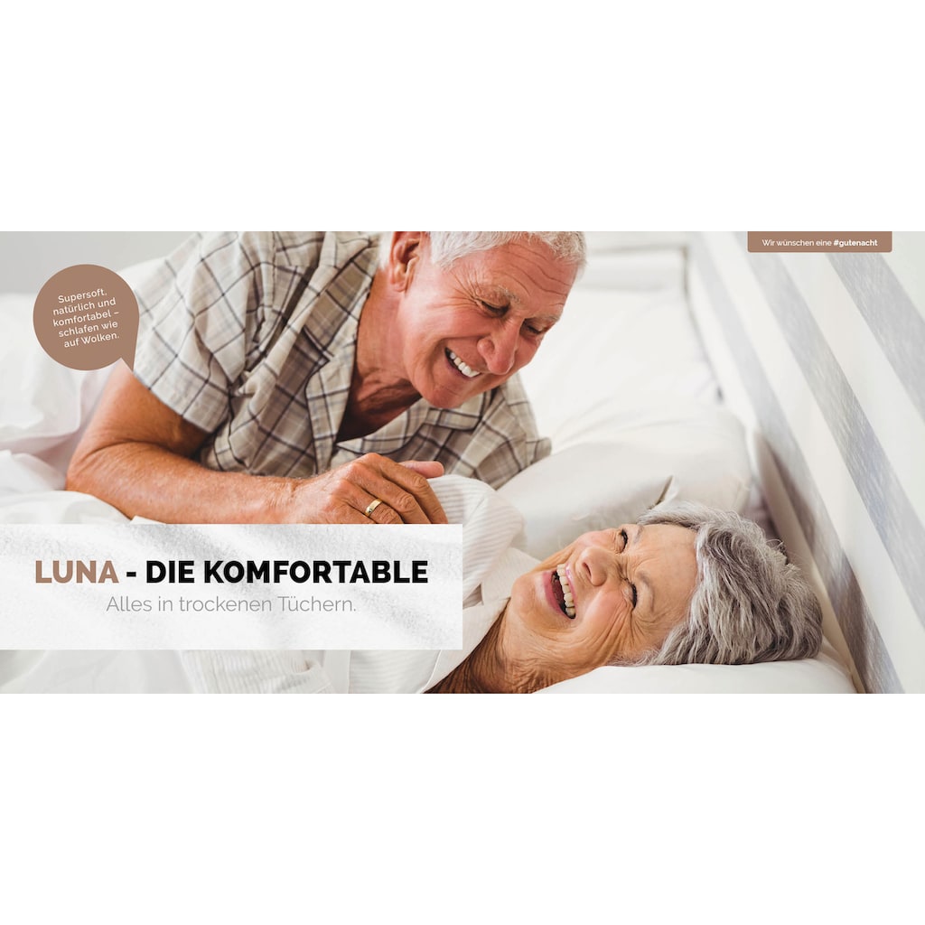 Primera Matratzenauflage »"Luna - Die Komfortable"«, (1 St.), FAMILIENHELD aus kuschelweichem Baumwoll-Molton