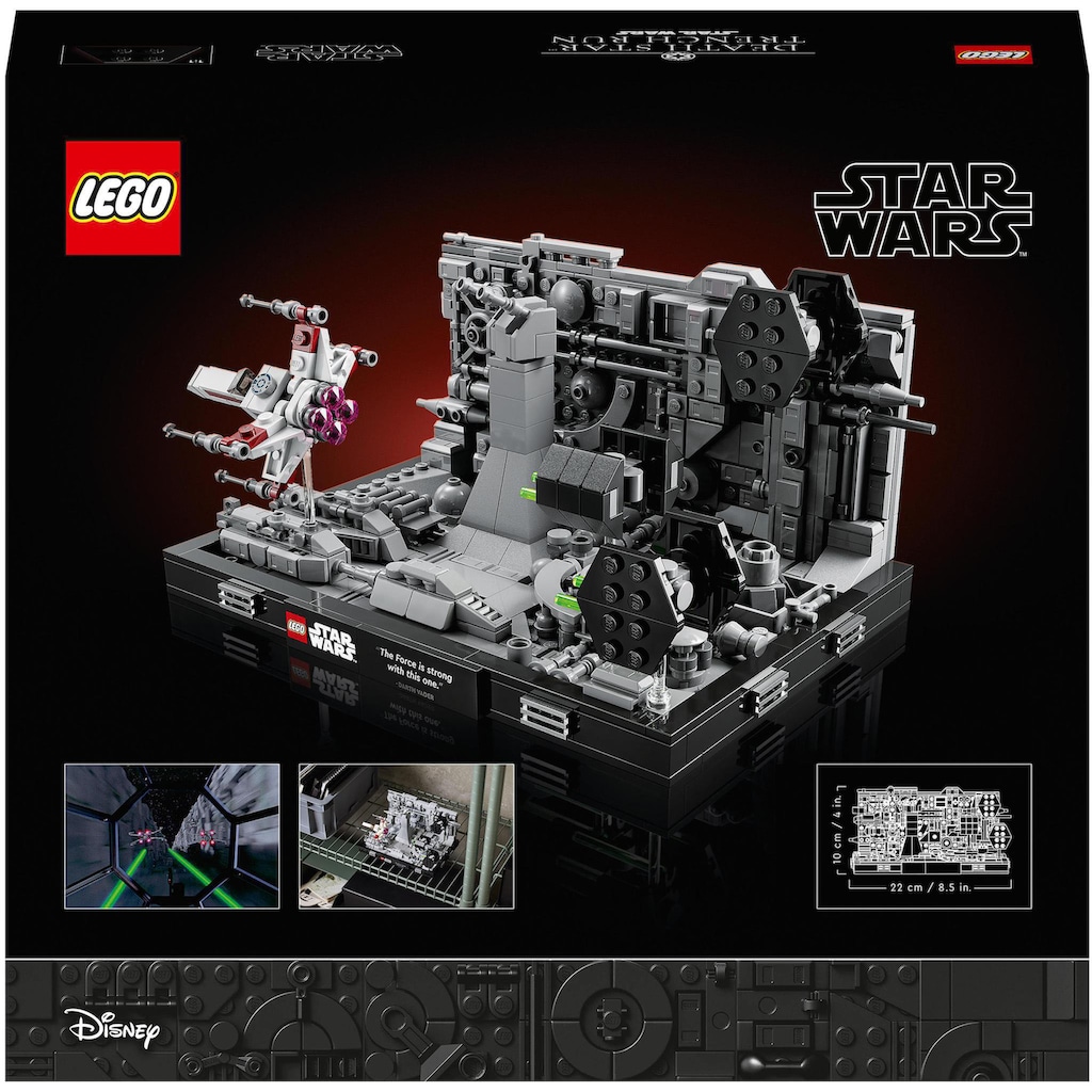 LEGO® Konstruktionsspielsteine »Death Star™ Trench Run Diorama (75329), LEGO® Star Wars™«, (665 St.)