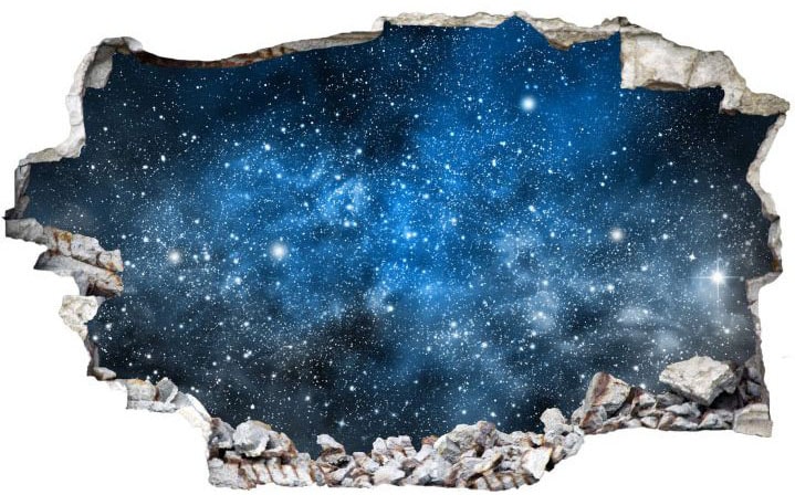 (1 »Universum | Jelmoli-Versand Wandtattoo Weltraum«, online St.) 3D Sticker Wall-Art bestellen