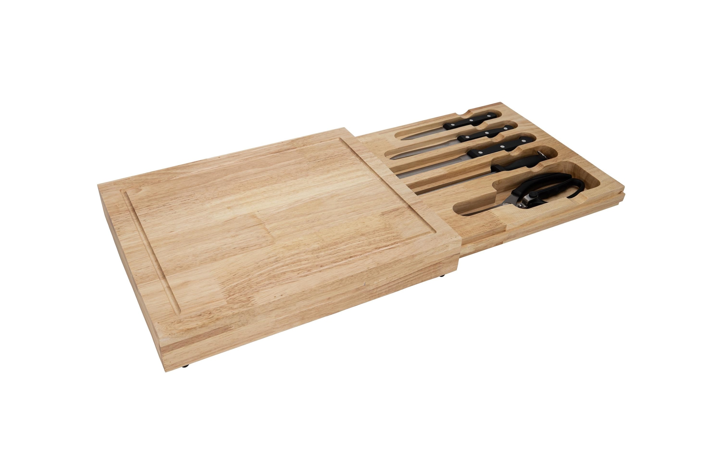 Messer-Set »Grill-Messerset«, (6 tlg.), Holzart: Gummibaum