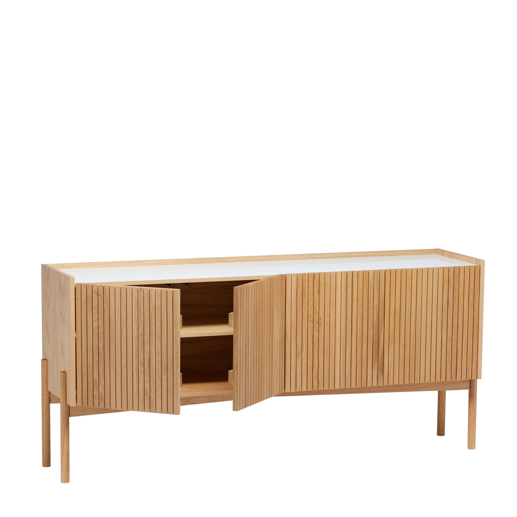 Woodman Sideboard »Bottrup«, Breite 177,5 cm, viel Stauraum, verstellbare Einlegeböden, FSC®