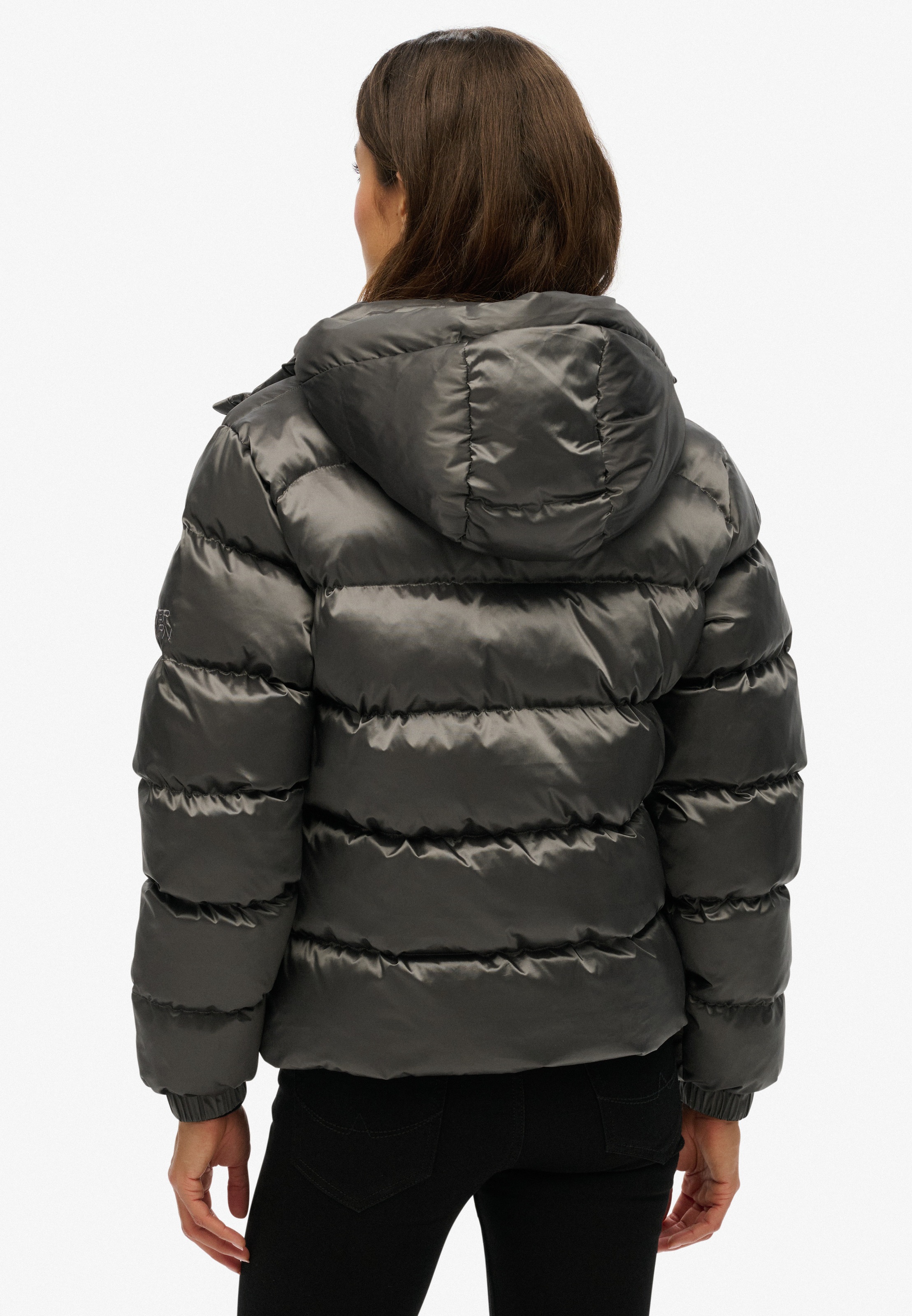 Superdry Steppjacke »HOODED LUXE SPORTS PUFFER«, mit Kapuze