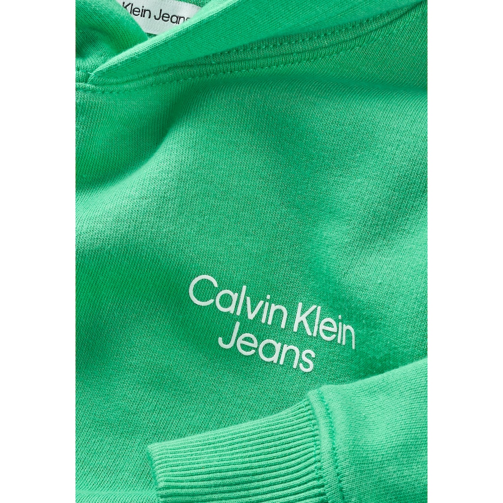Calvin Klein Jeans Kapuzensweatshirt »CKJ STACK LOGO HOODIE«