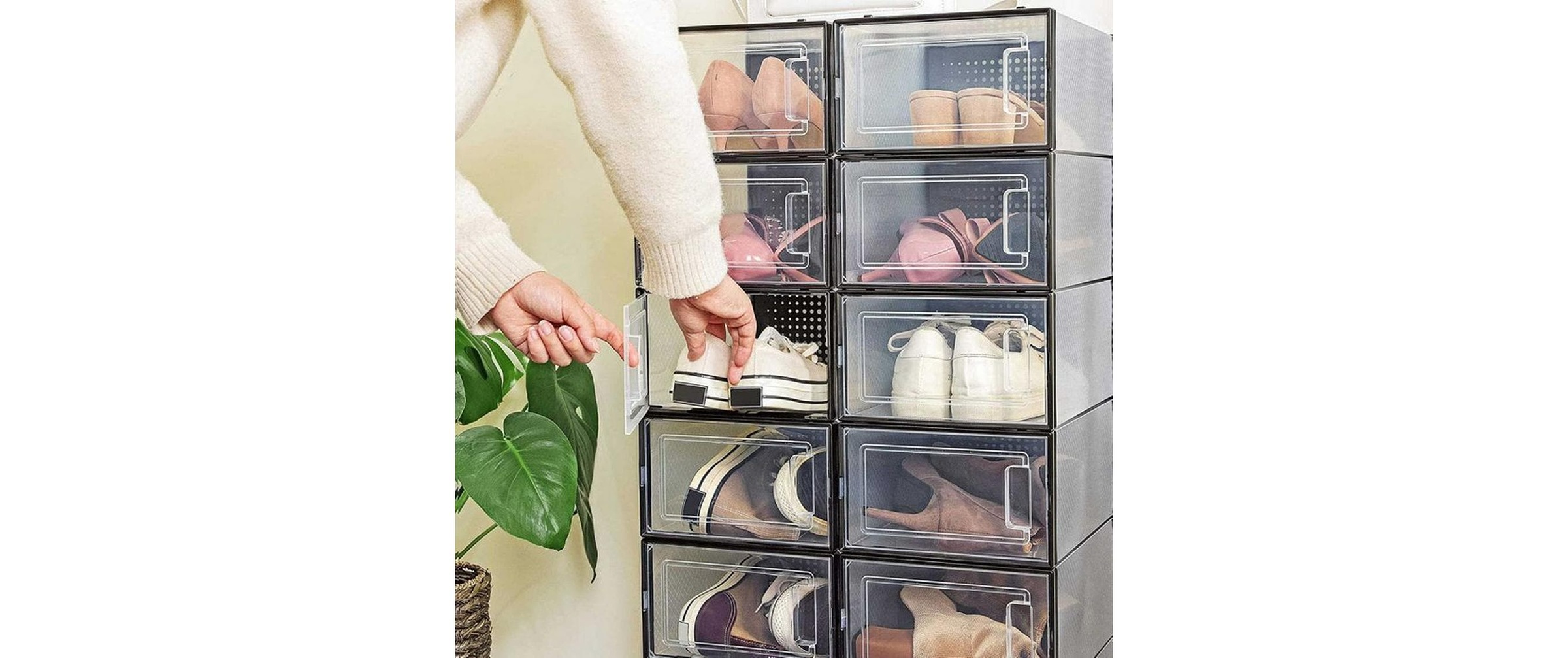 SONGMICS Schuhschrank »stapelbar 18-er Set«
