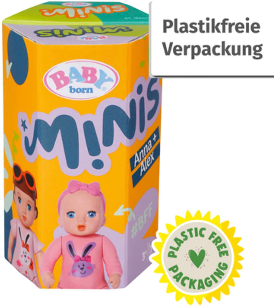 Baby Born Minipuppe »Baby born® Minis, Alex & Anna«