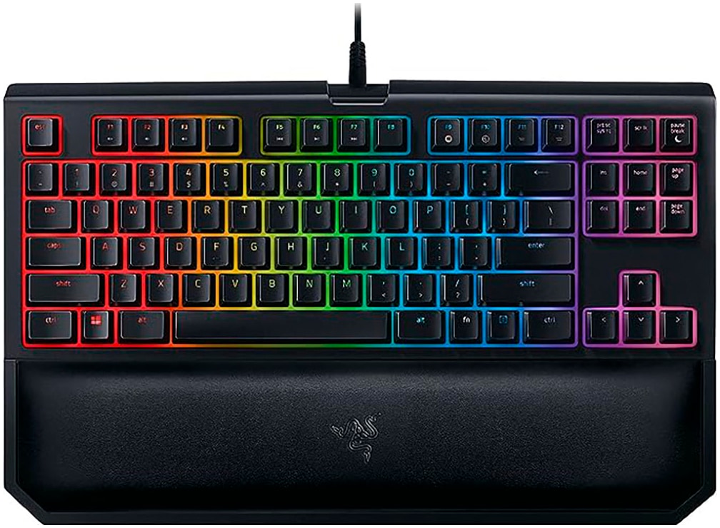 RAZER Tastatur »BlackWidow Chroma V2«, (Handgelenkauflage)