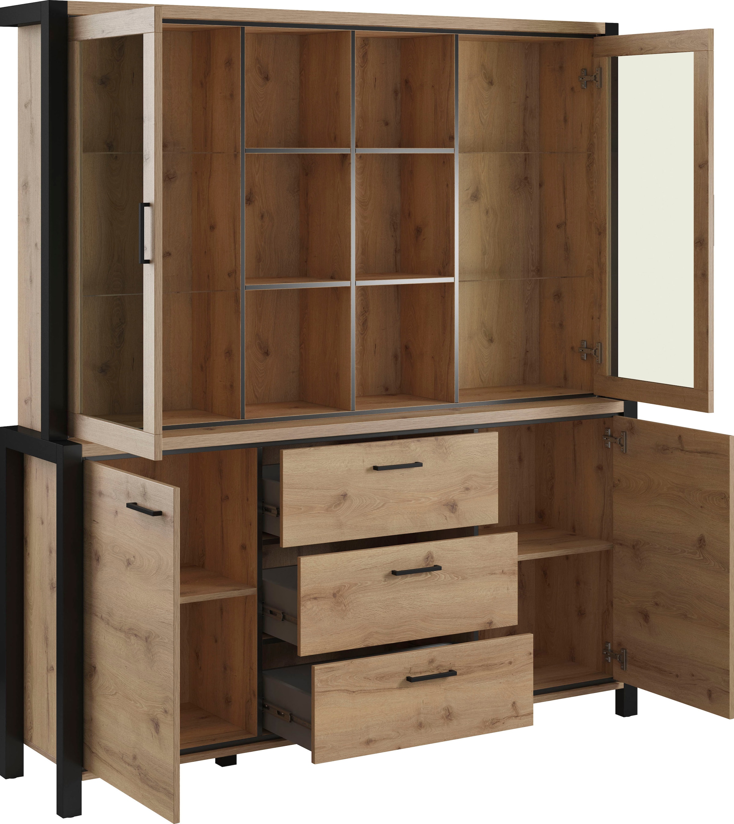 Home affaire Buffet »Aktiv«, (B/T/H): 180/40,5/200 cm
