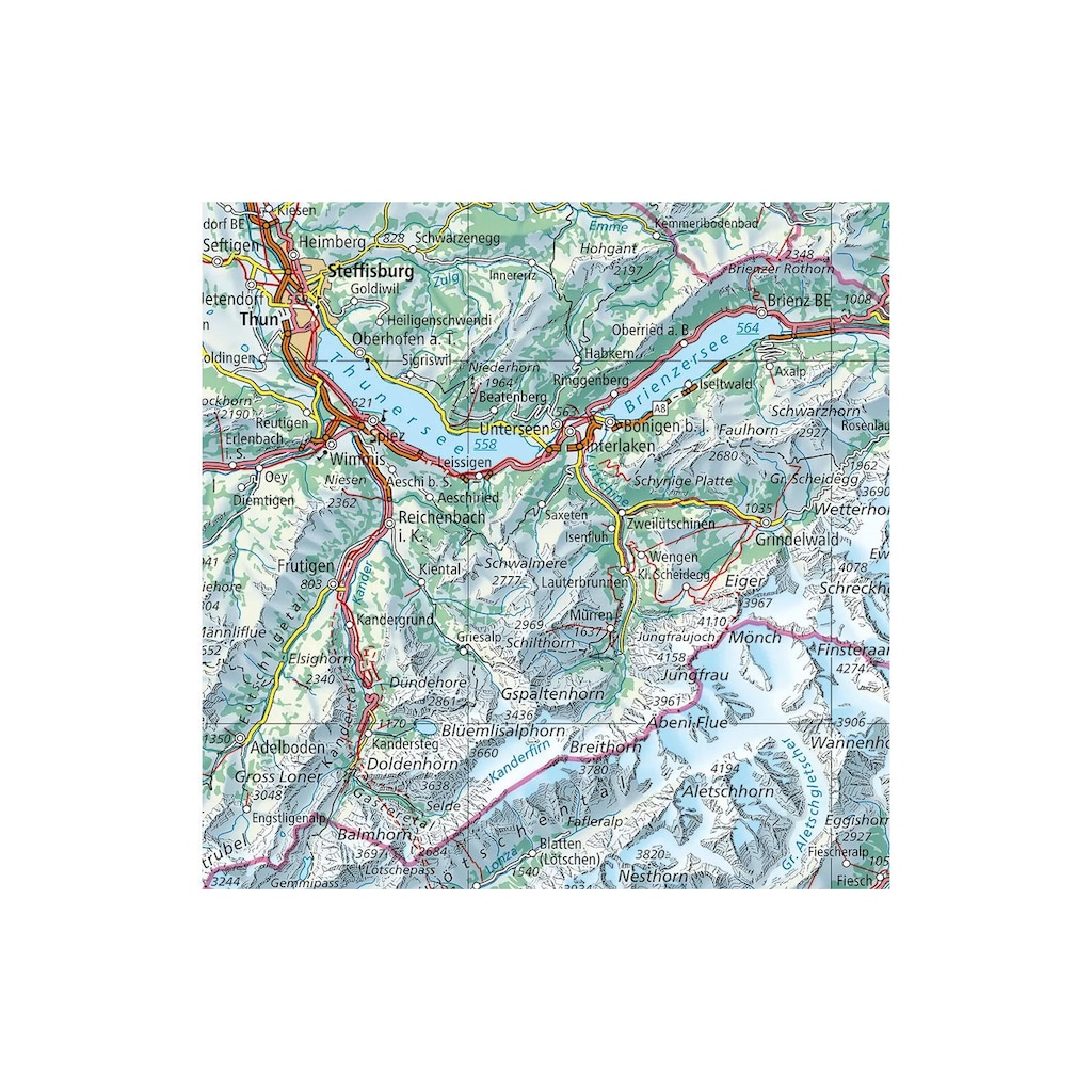 Puzzle »Karte der Schweiz«