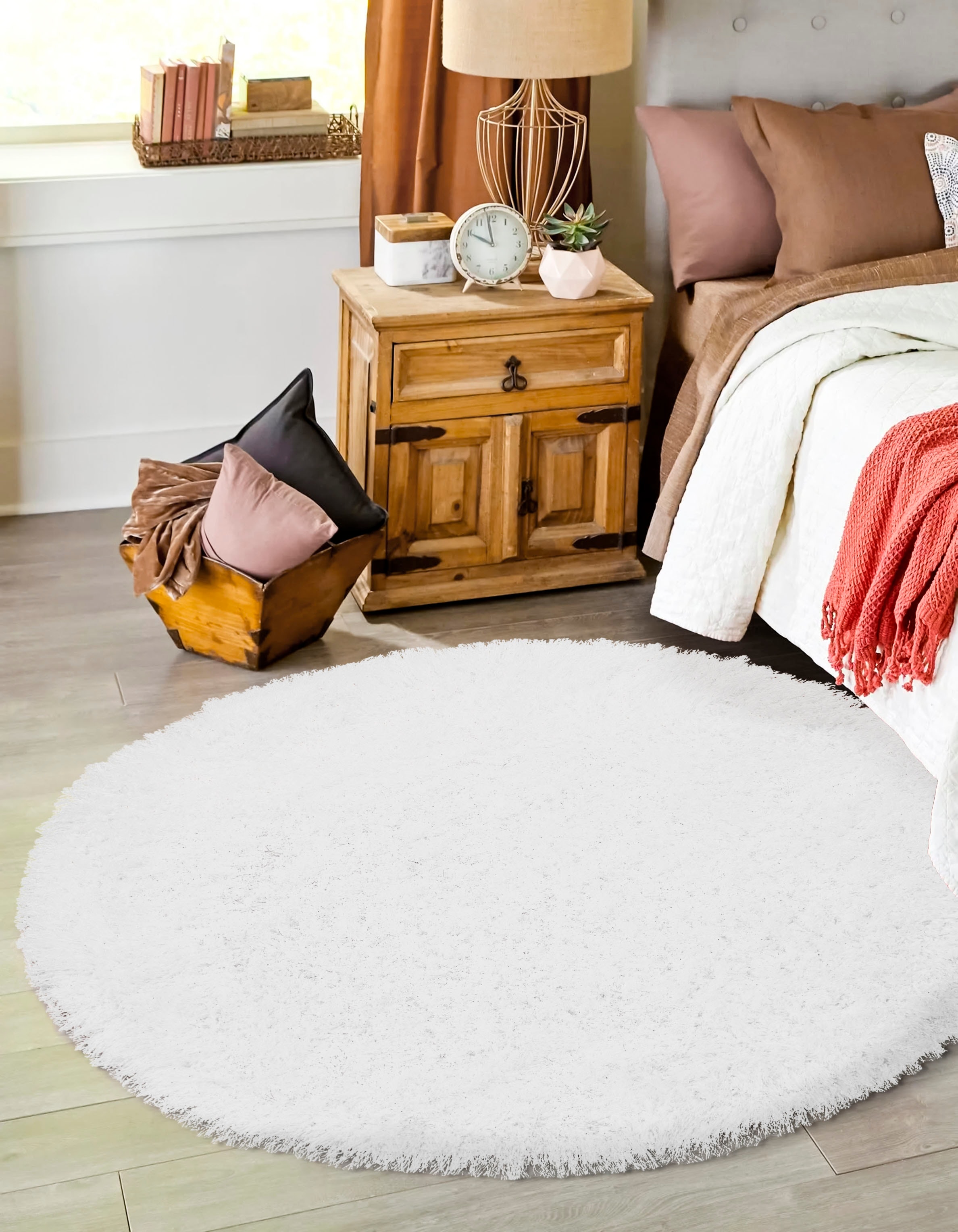 merinos Hochflor-Teppich »Glossy 411«, rund, besonders weich durch  Microfaser, Wohnzimmer online kaufen | Jelmoli-Versand