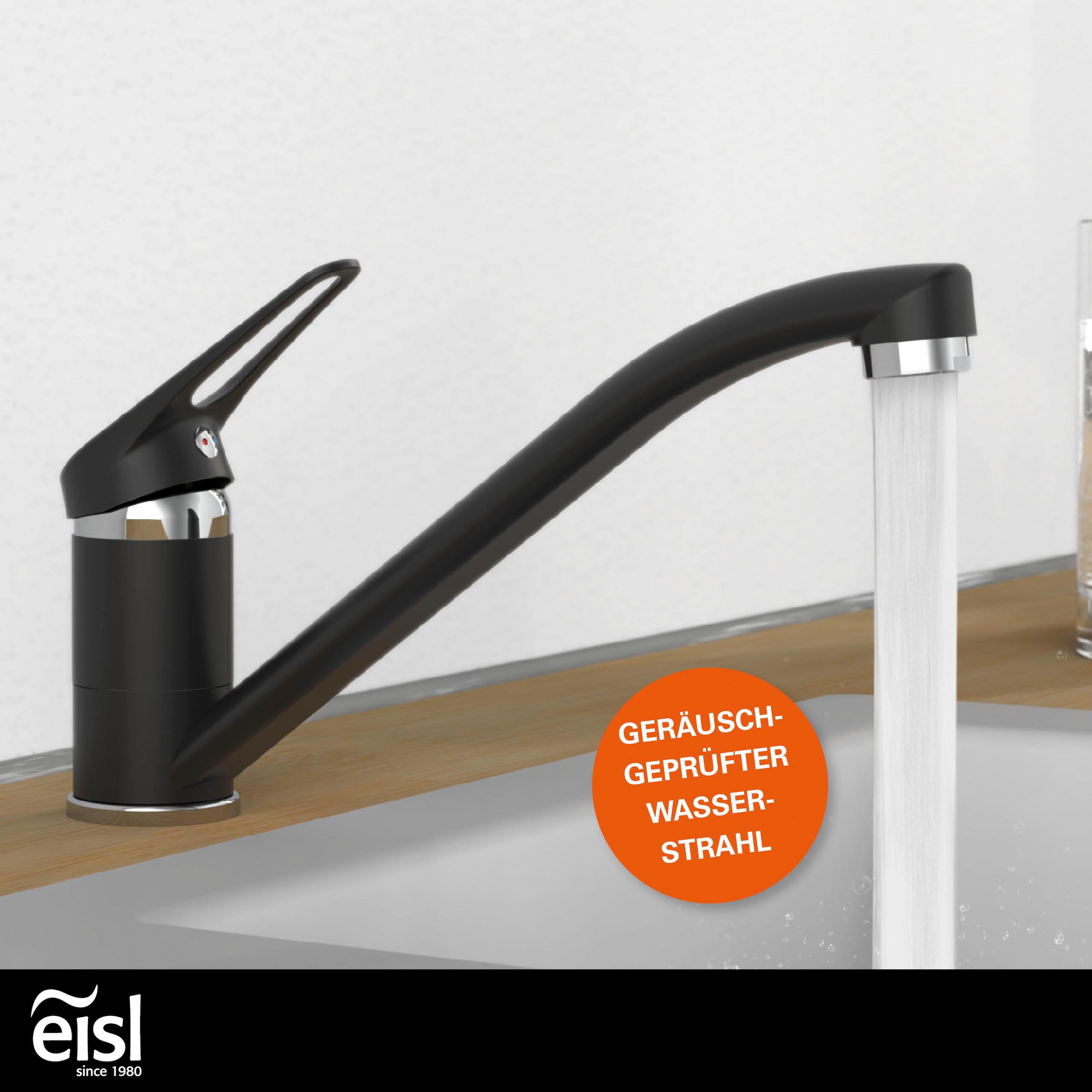 Eisl Spültischarmatur »Speed«, 360° schwenkbarer Wasserhahn, Mischbatterie Küche, Spültischarmatur