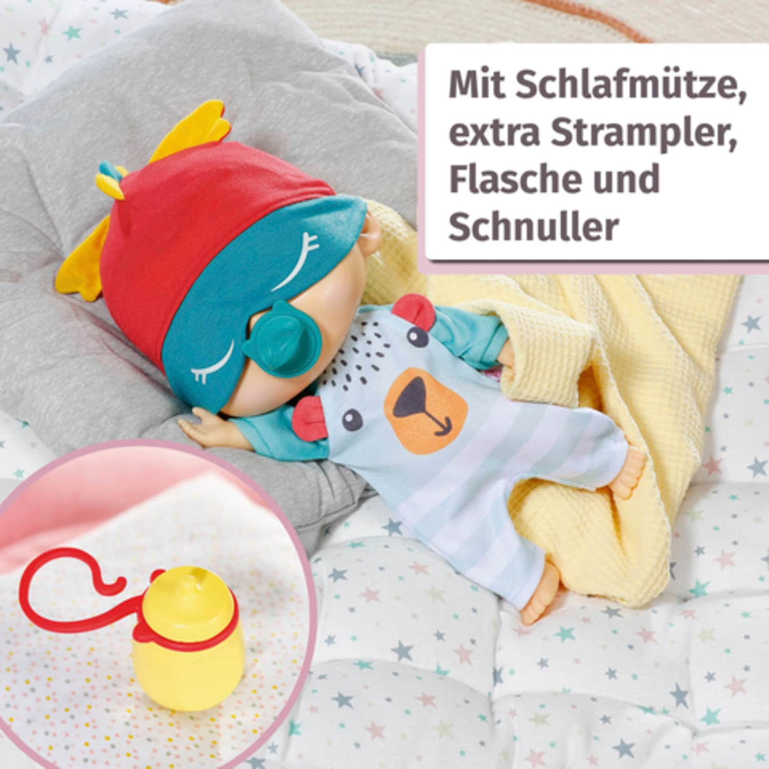 Zapf Creation® Babypuppe »Chou Chou Baby, Blau«, mit Soundeffekten und limitiertem Schlafanzug