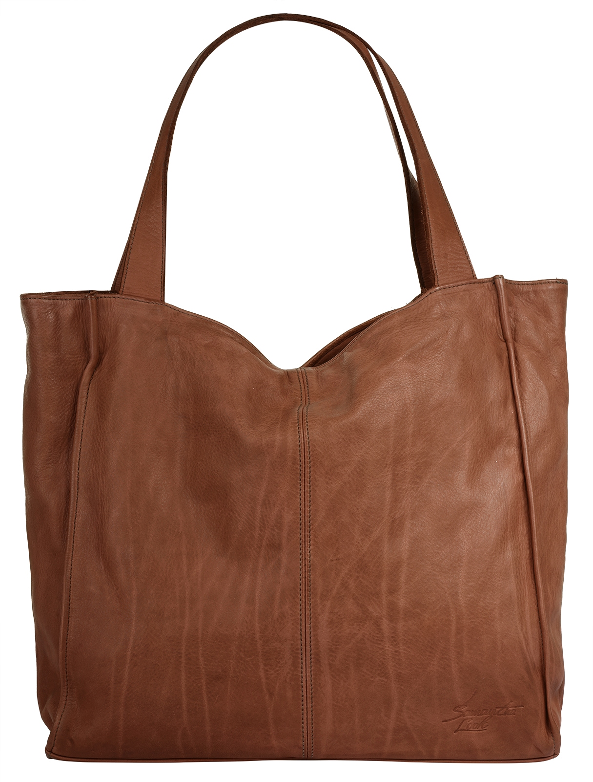 Samantha Look Shopper echt Leder, Made in Italy
